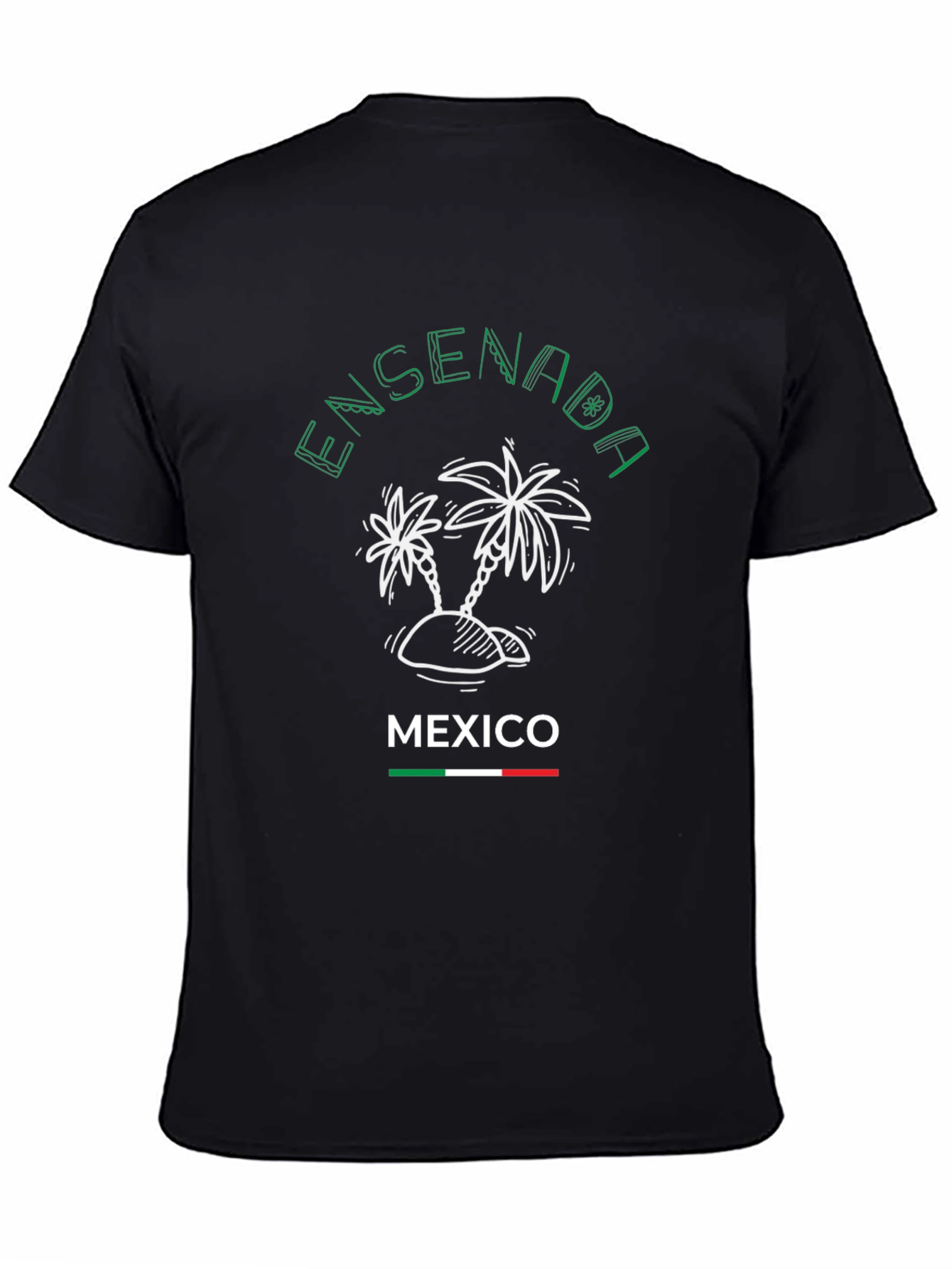 Ensenada Mexico Palm Tree Graphic T-Shirt