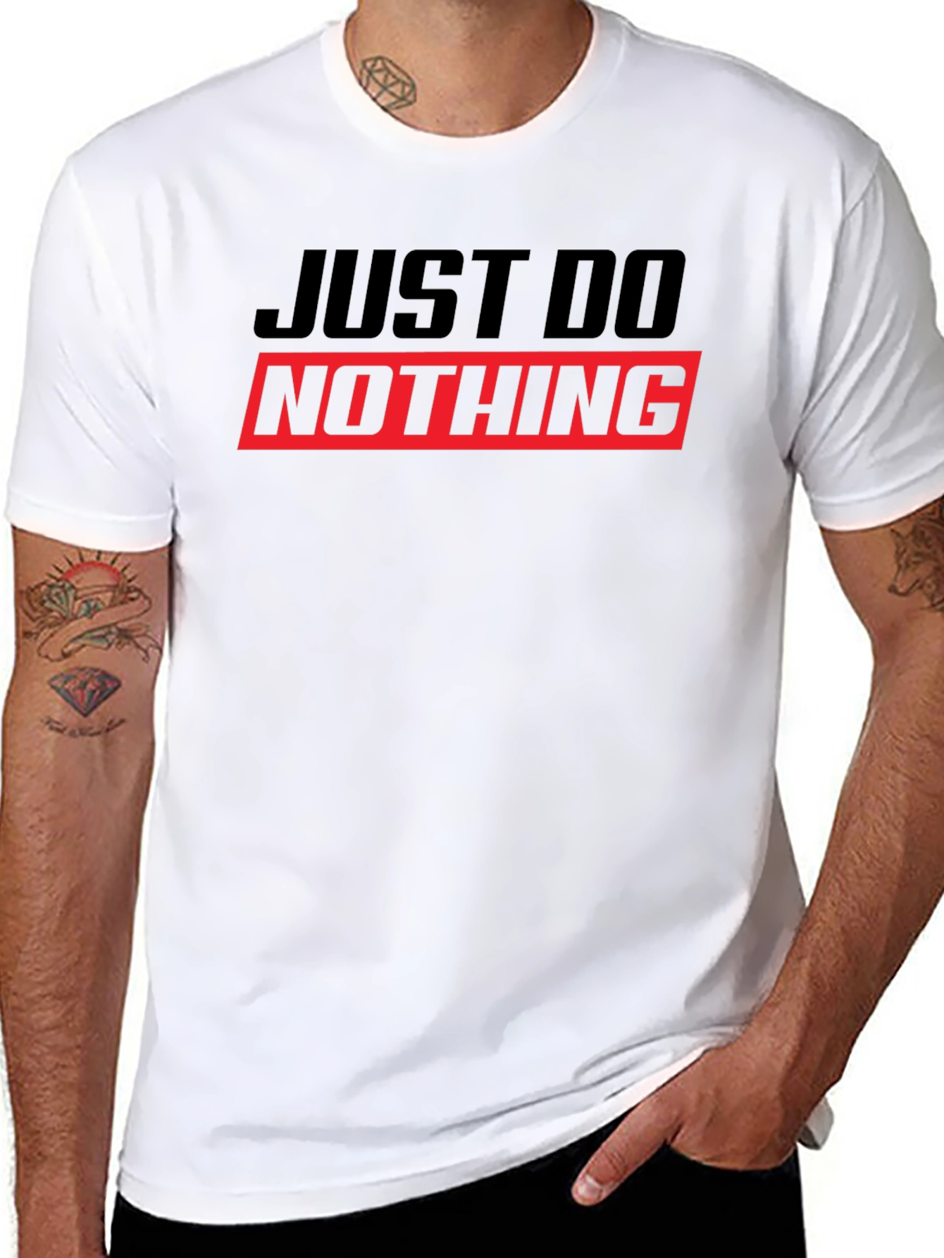 Just Do Nothing T-Shirt - Funny Slogan Tee
