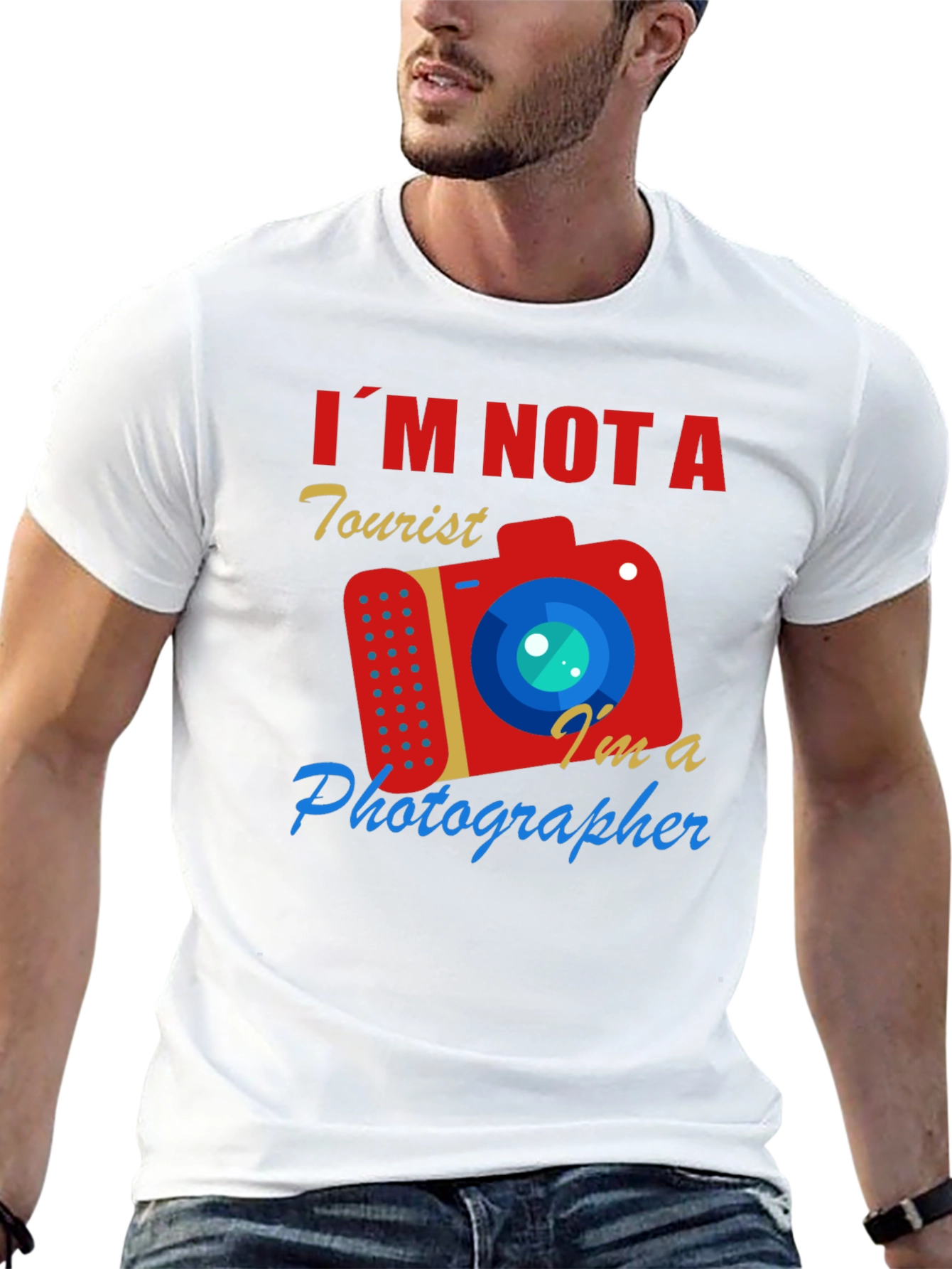 Photographer T-Shirt: Im Not A Tourist
