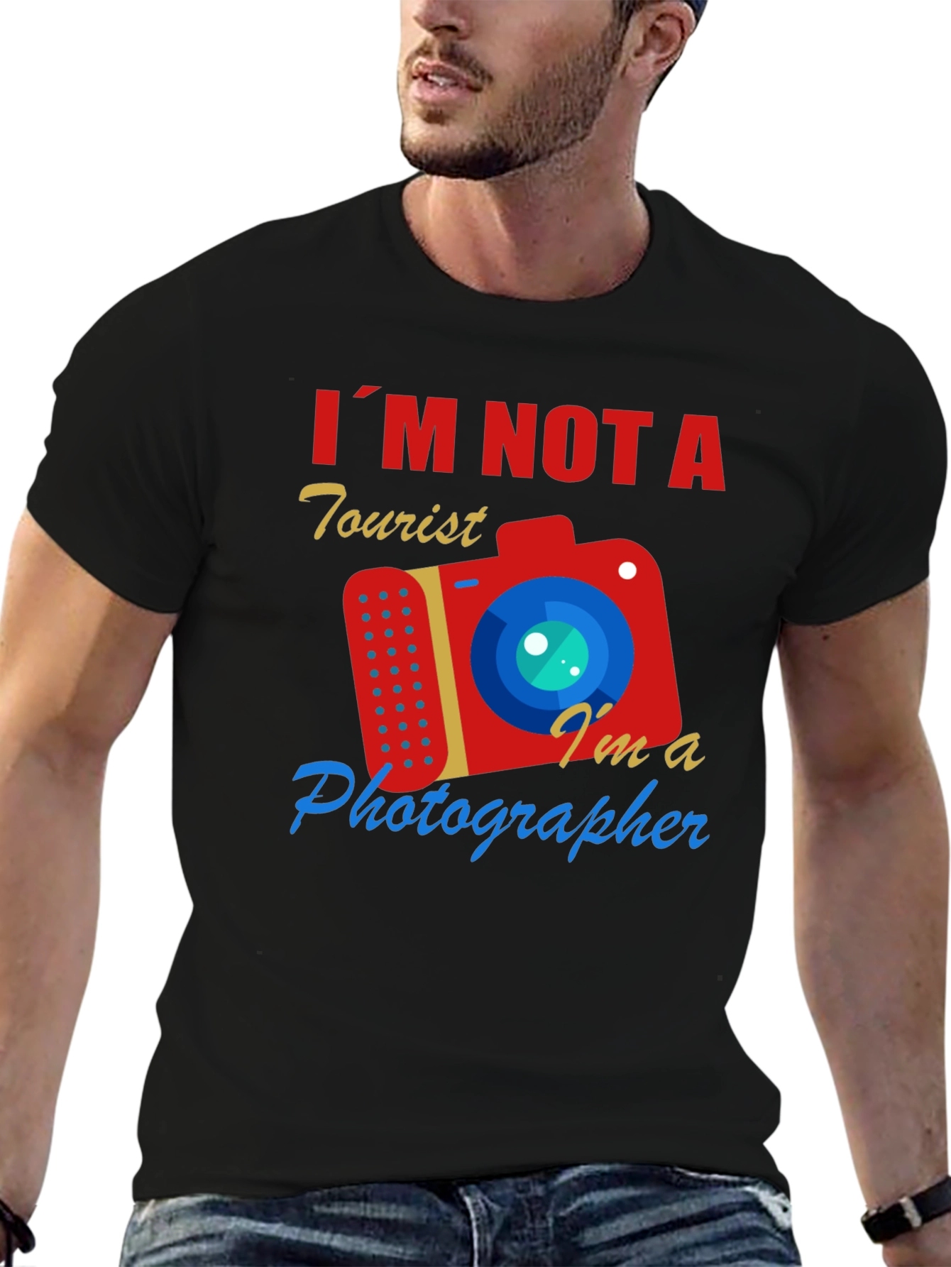 Photographer T-Shirt: Im Not A Tourist