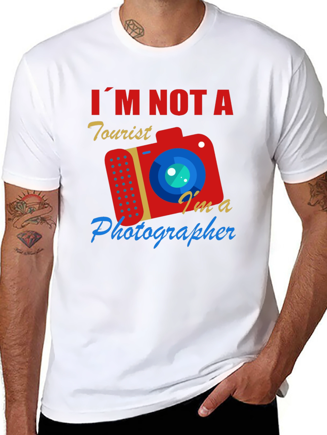 Photographer T-Shirt: Im Not A Tourist
