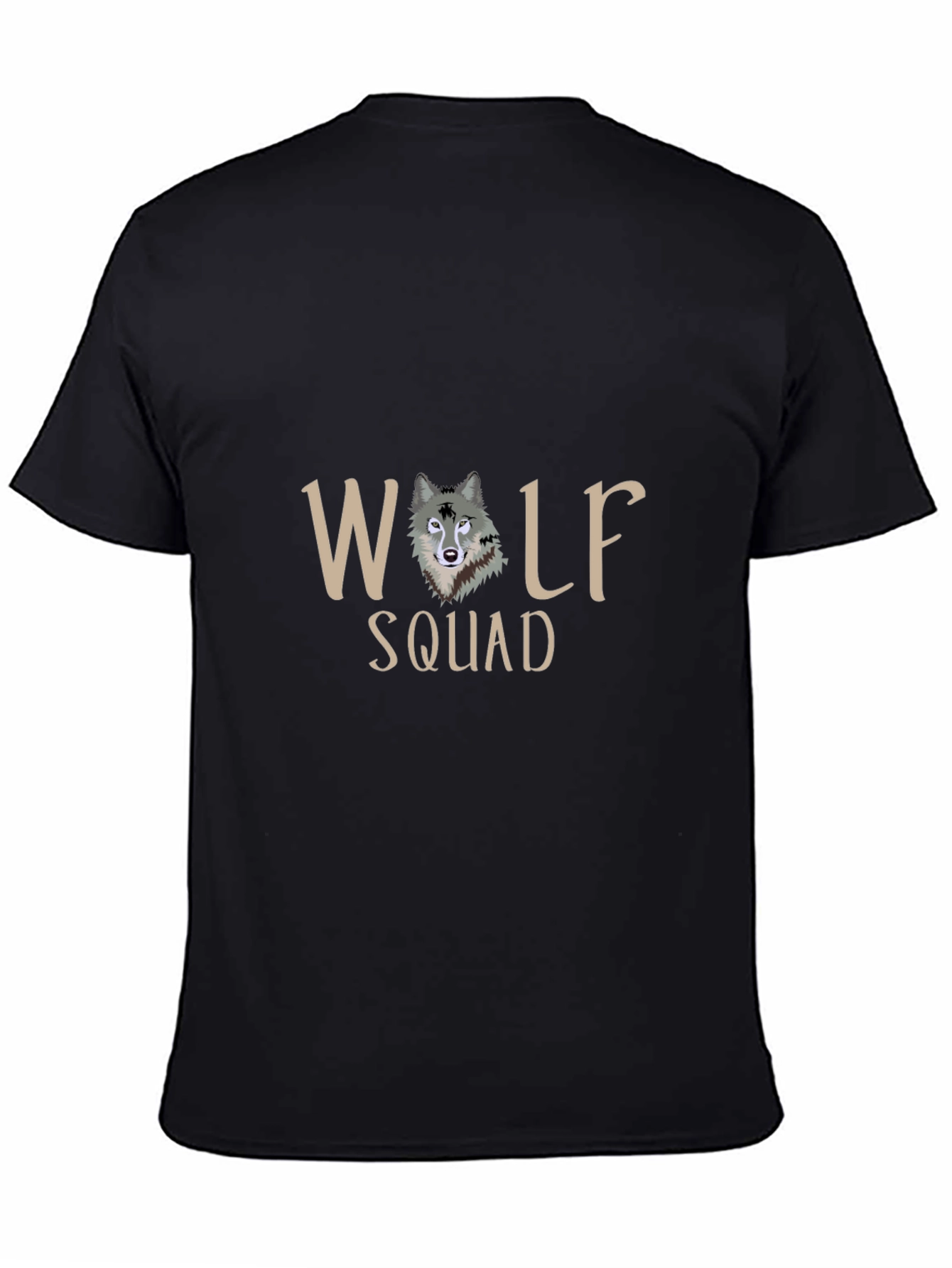 Wolf Squad Graphic Tee - Black
