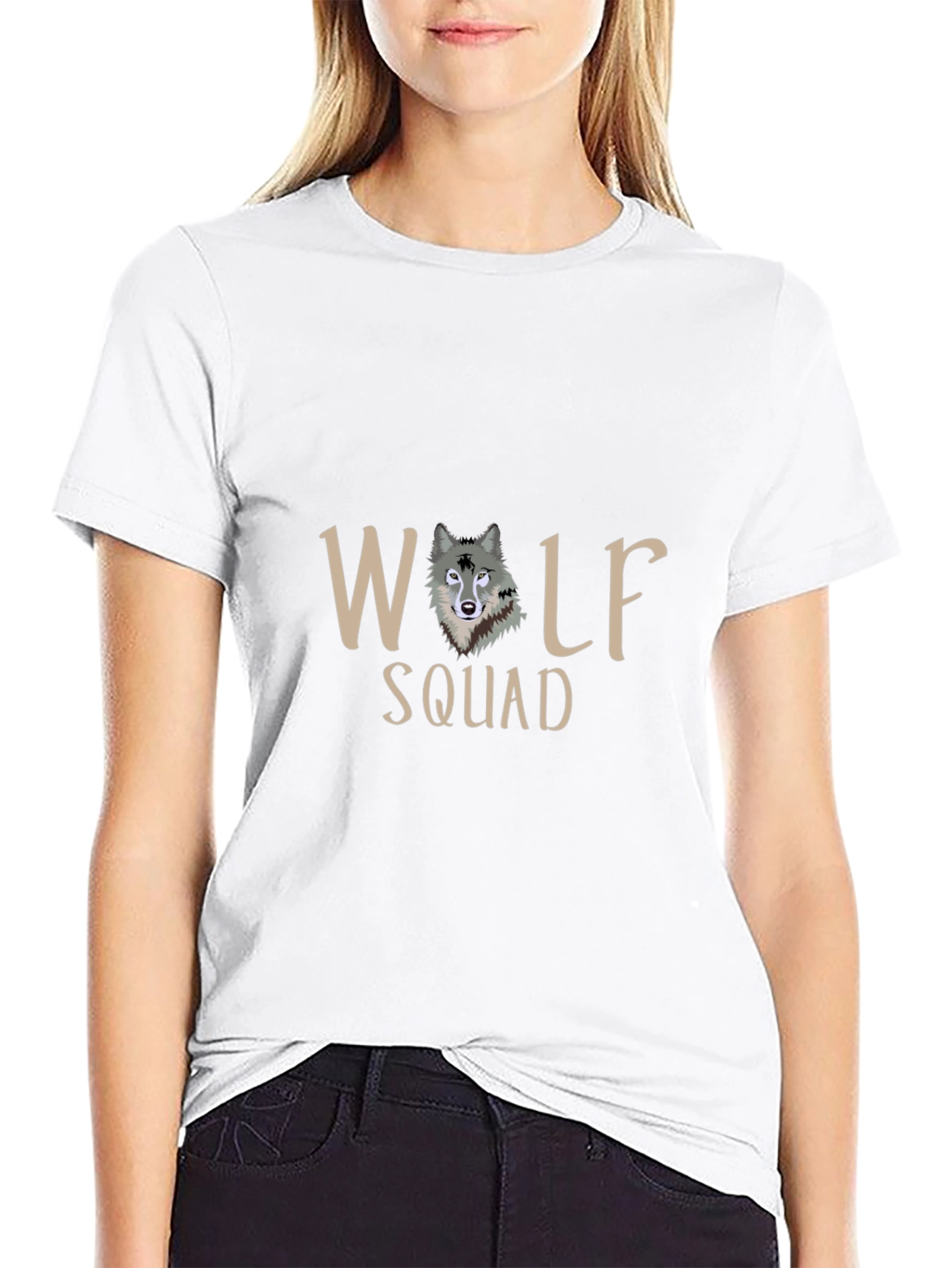 Wolf Squad Graphic Tee - Black