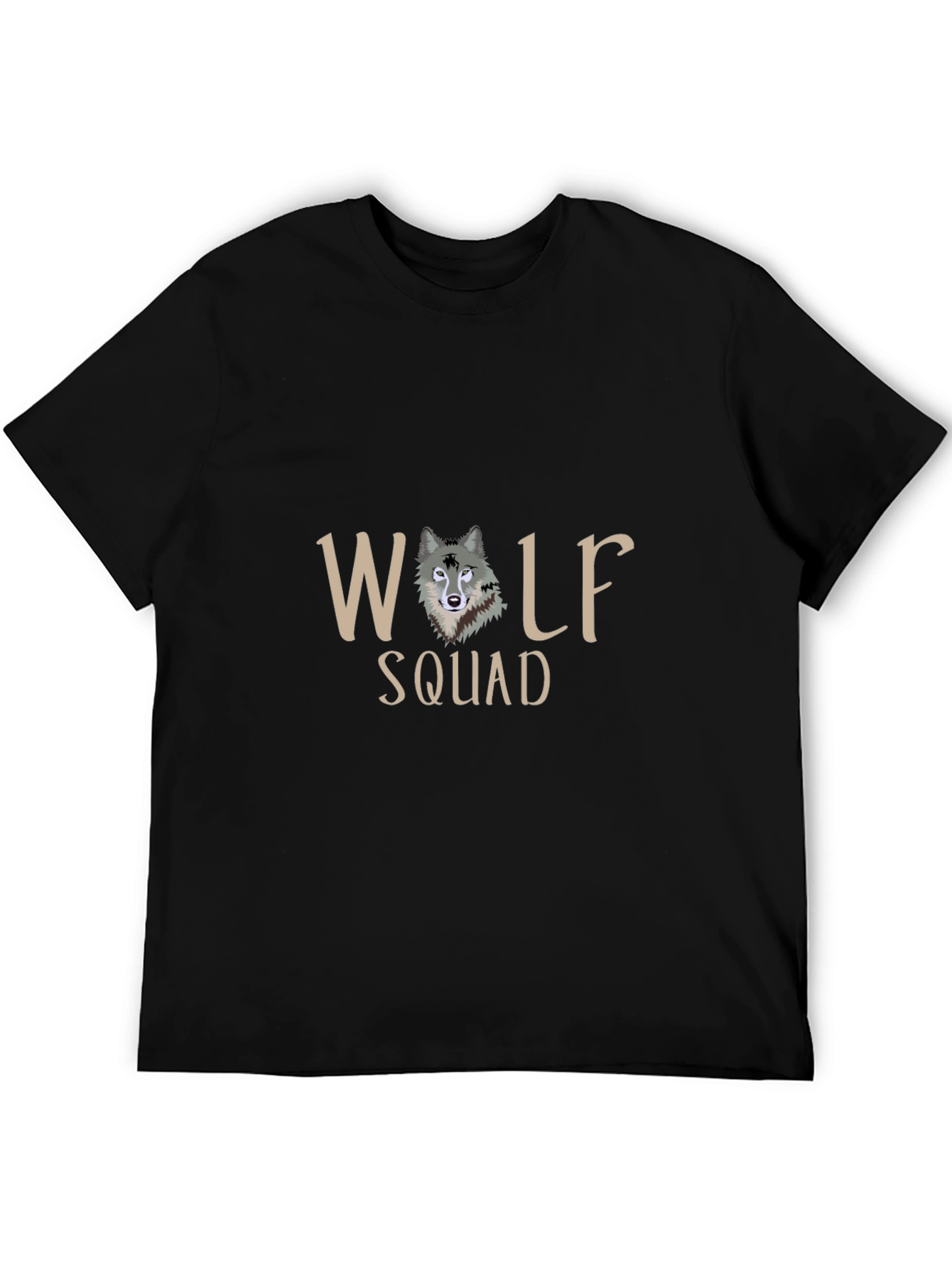 Wolf Squad Graphic Tee - Black