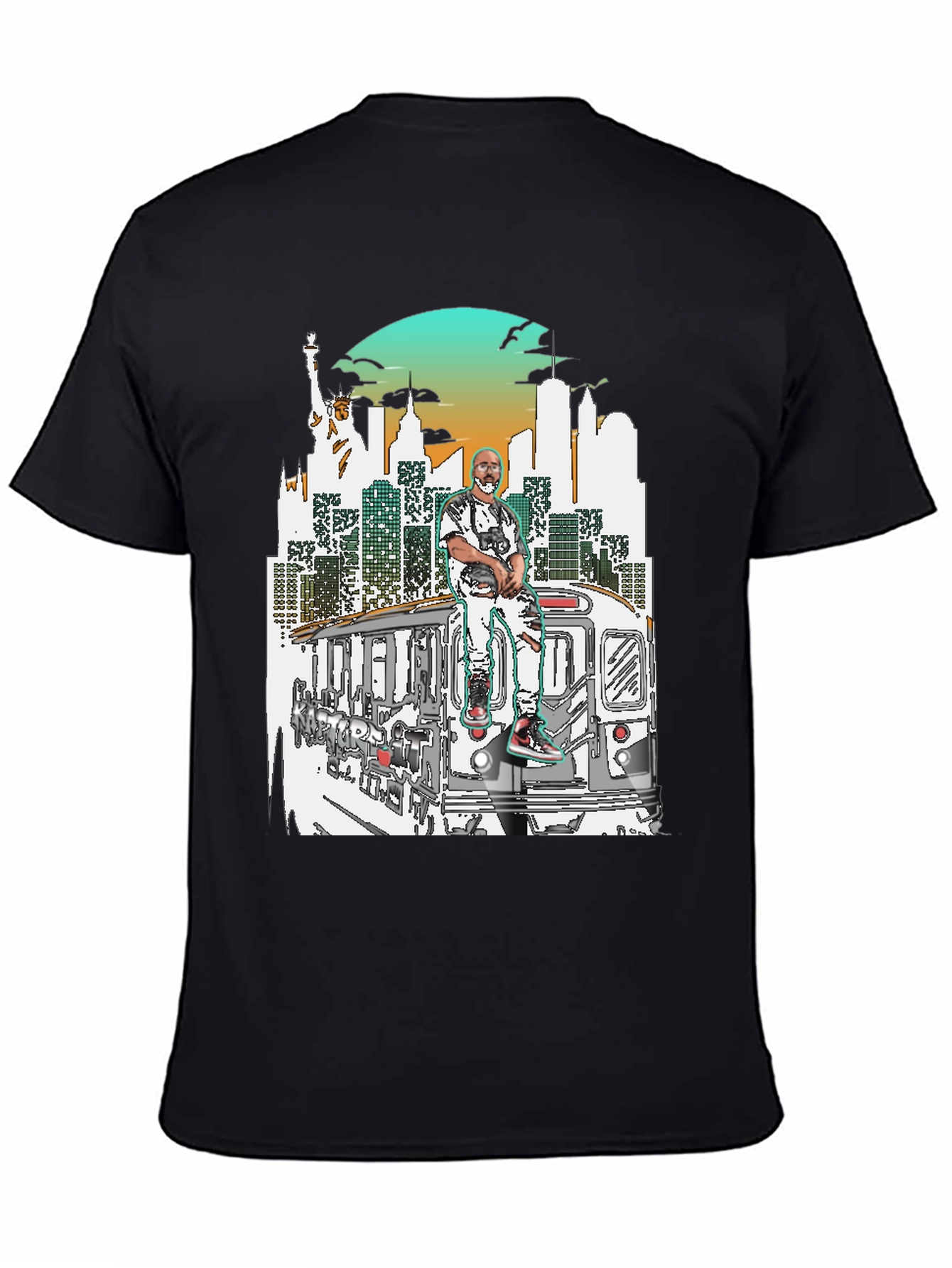 NYC Subway Graphic T-Shirt - Streetwear Style