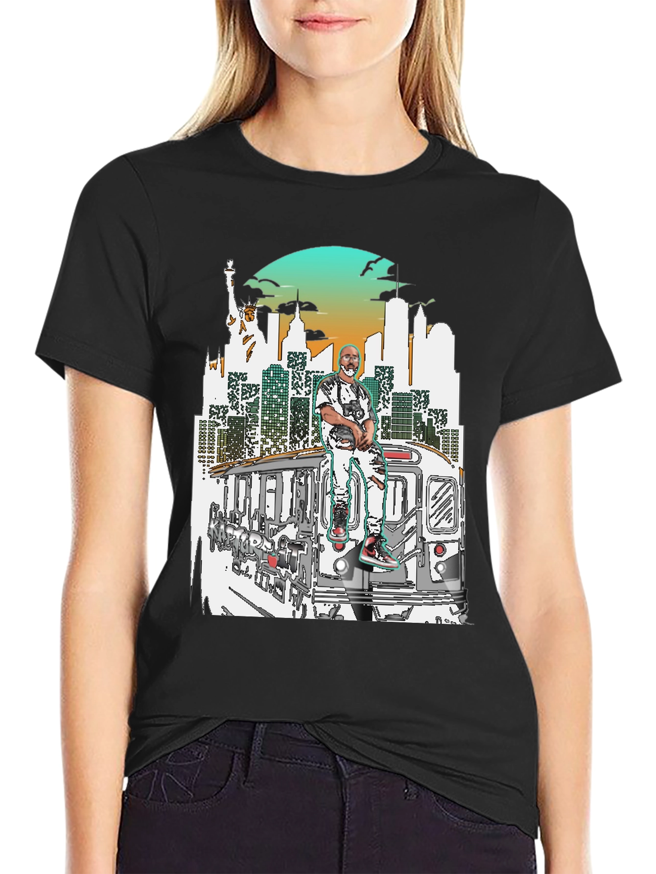 NYC Subway Graphic T-Shirt - Streetwear Style