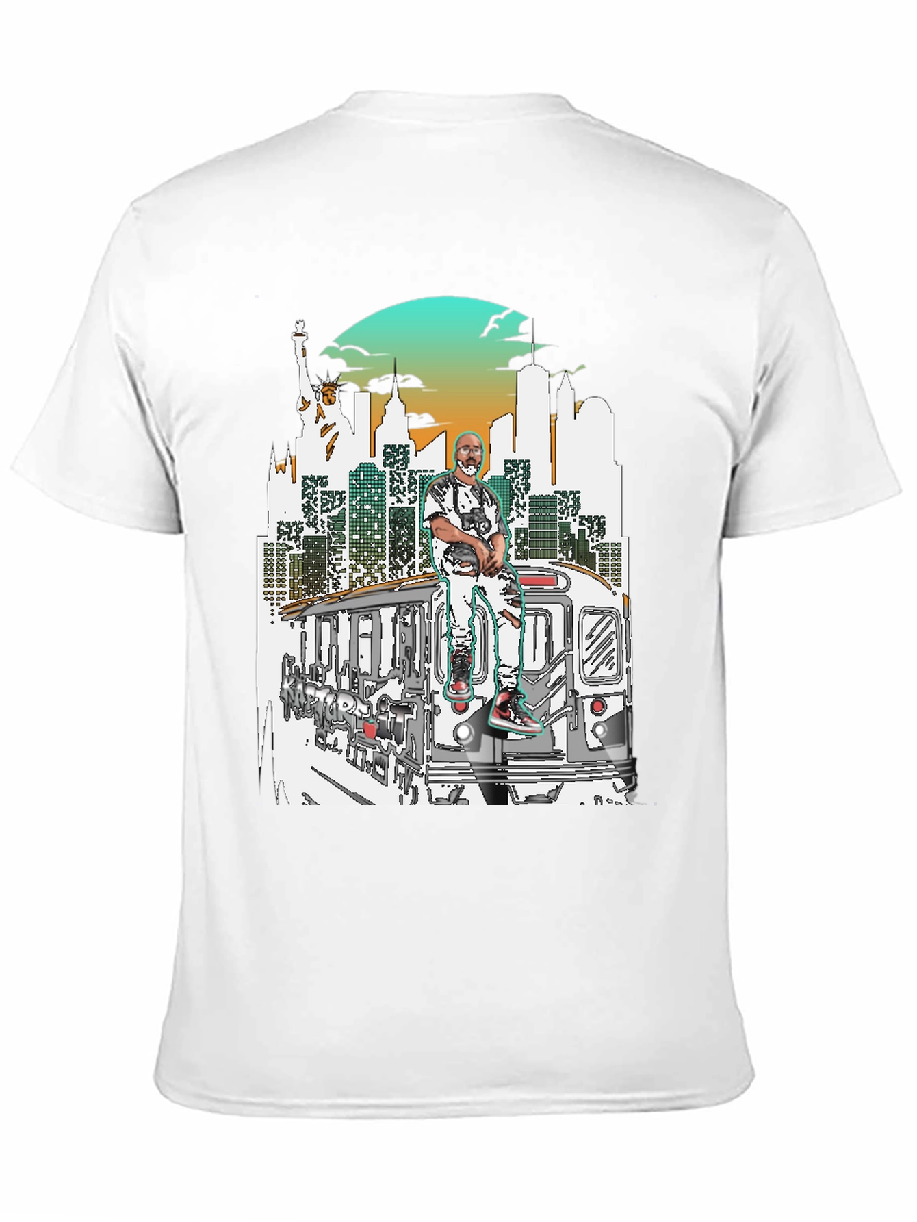 NYC Subway Graphic T-Shirt - Streetwear Style