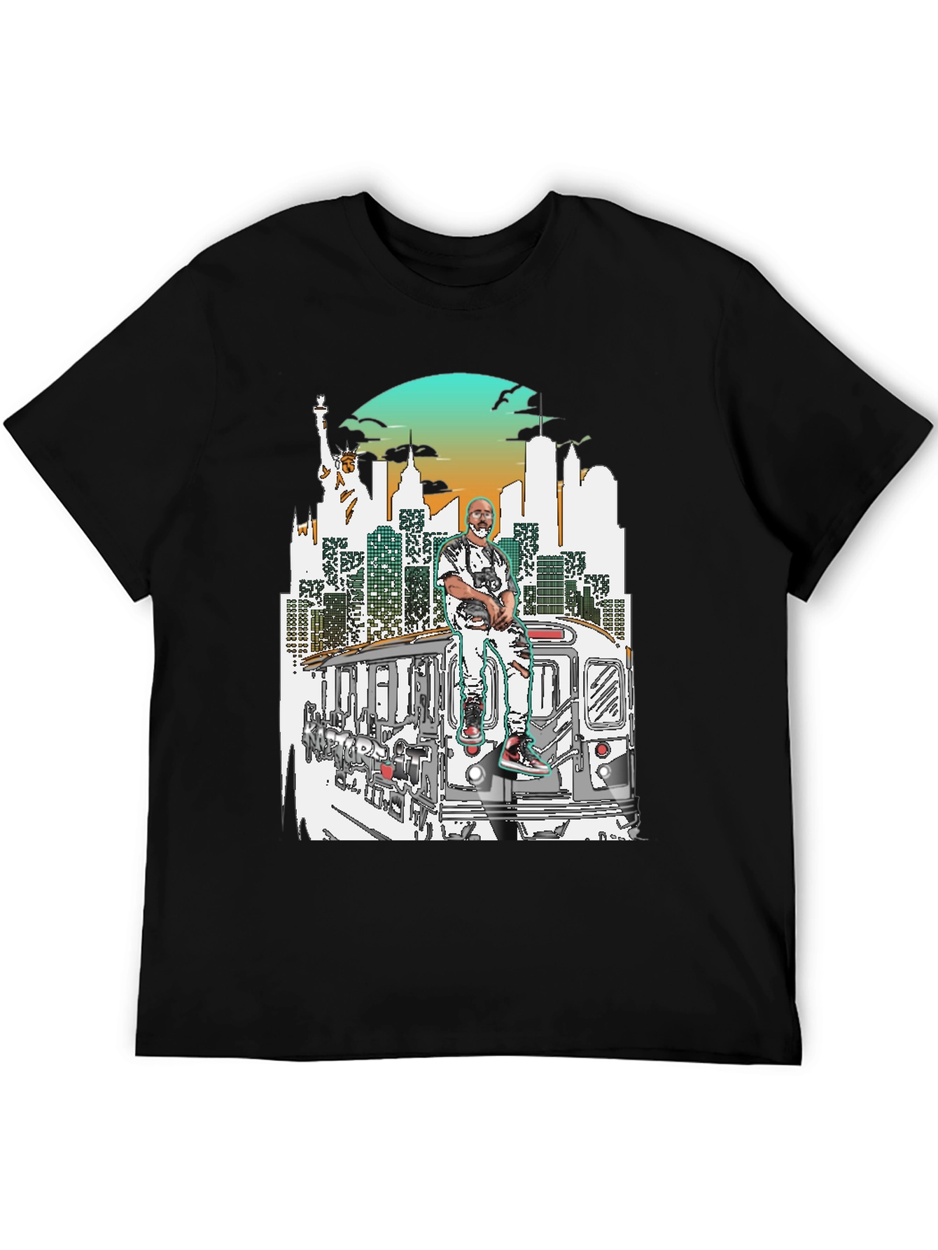 NYC Subway Graphic T-Shirt - Streetwear Style