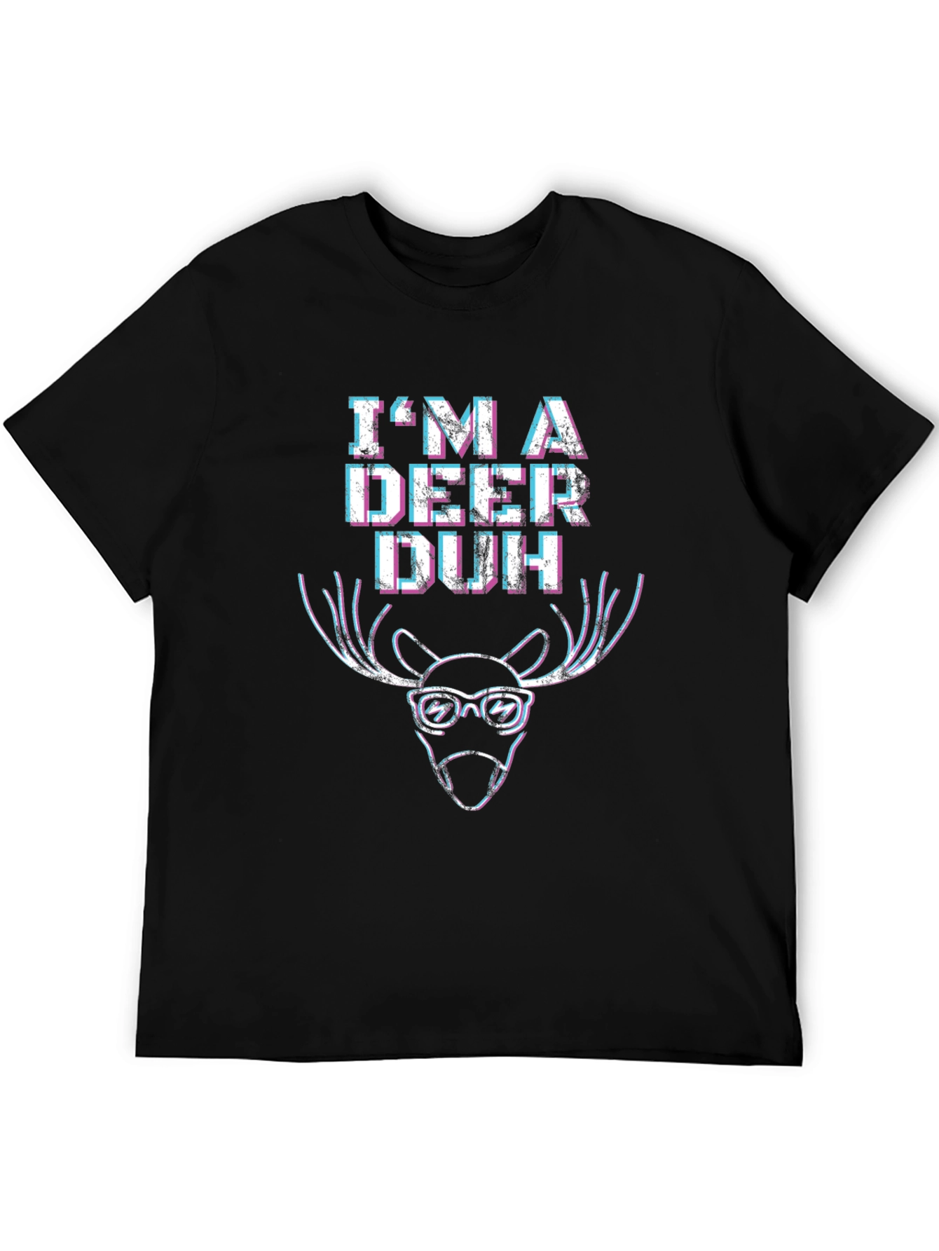 Im a Deer Duh Black T-Shirt