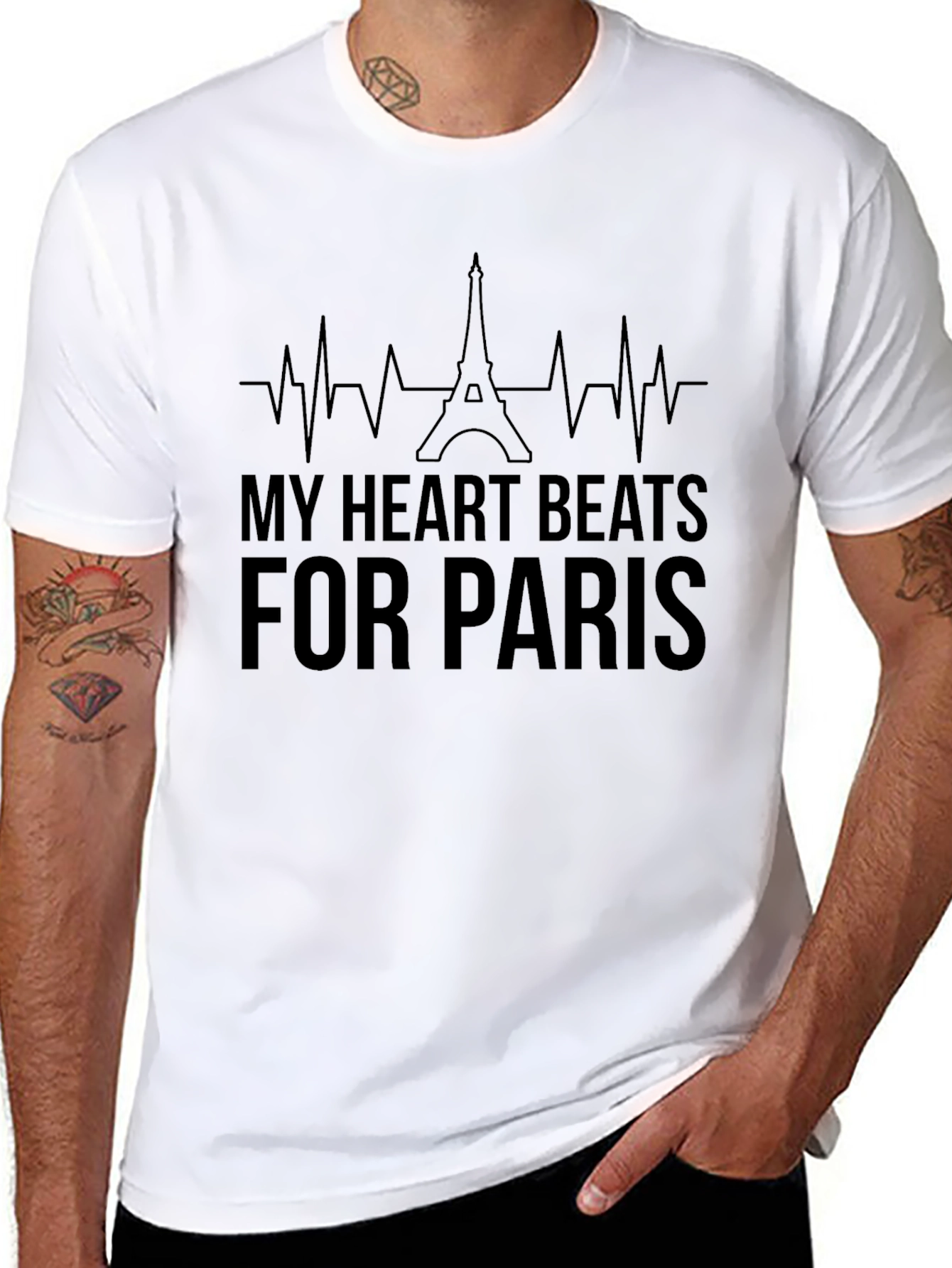 My Heart Beats for Paris T-Shirt