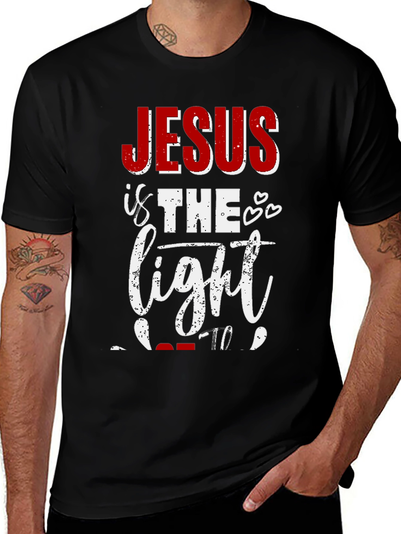 Jesus is the Light Graphic T-Shirt