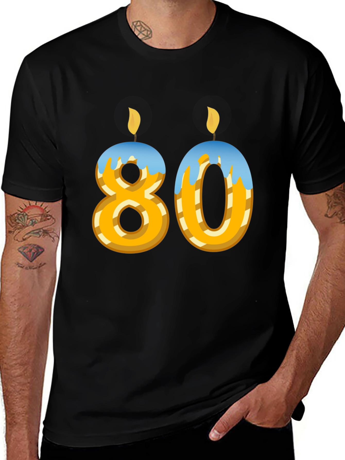 80th Birthday T-Shirt - Novelty Party Tee