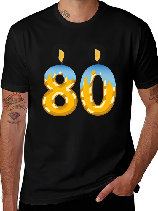 80th Birthday T-Shirt - Novelty Party Tee