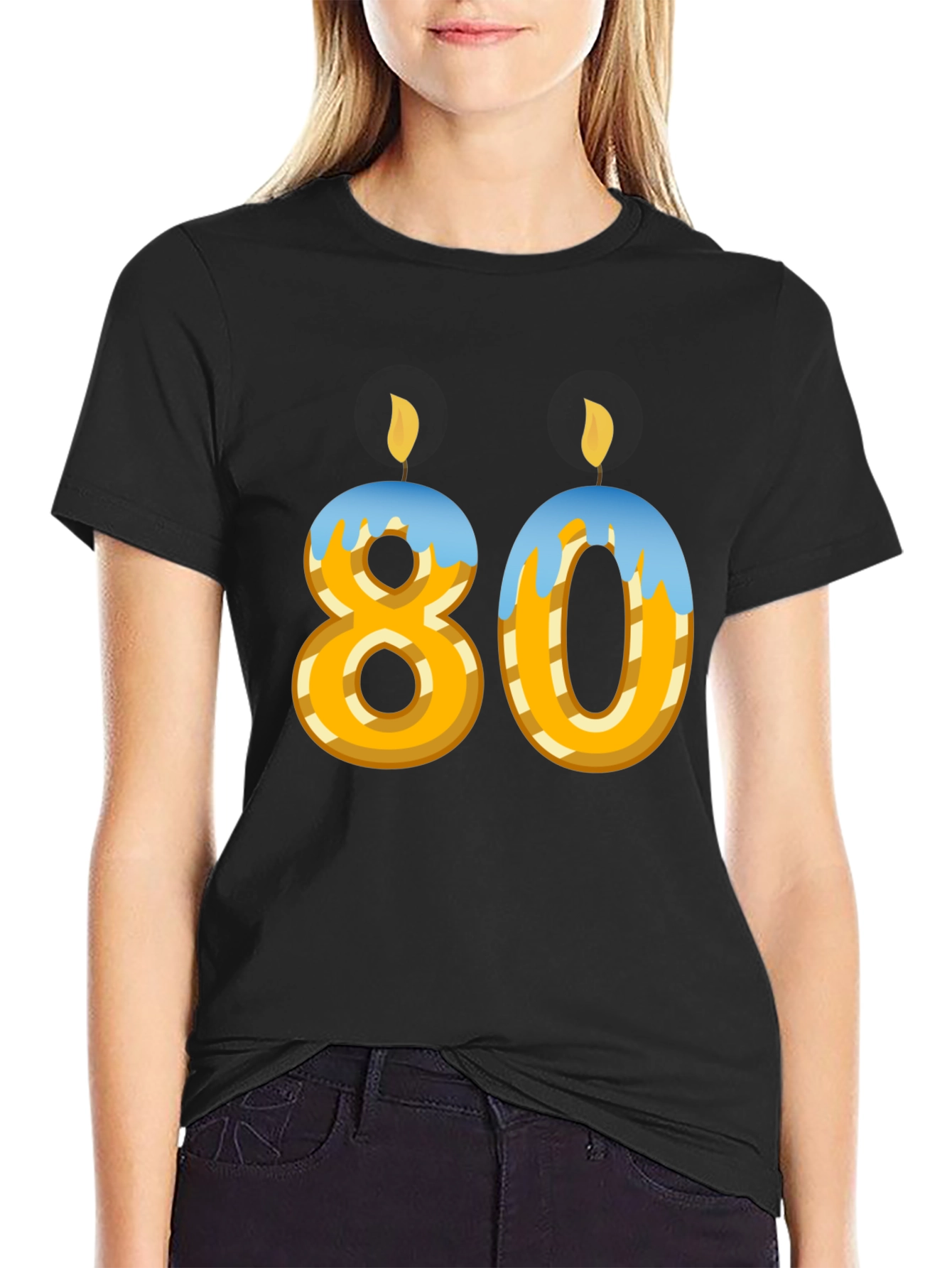 80th Birthday T-Shirt - Novelty Party Tee
