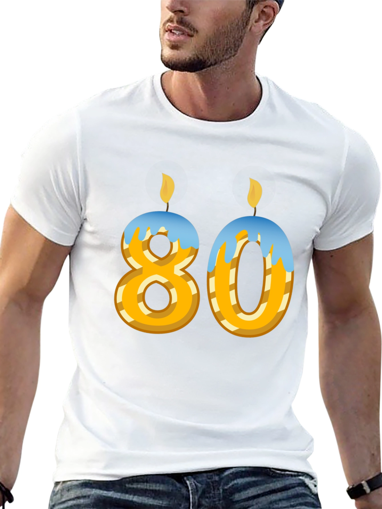 80th Birthday T-Shirt - Novelty Party Tee