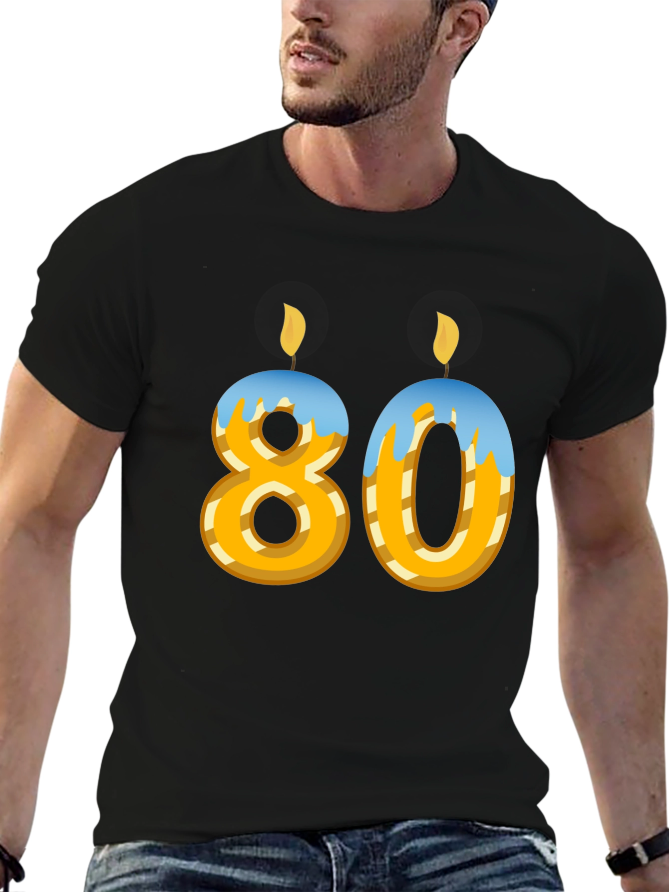 80th Birthday T-Shirt - Novelty Party Tee