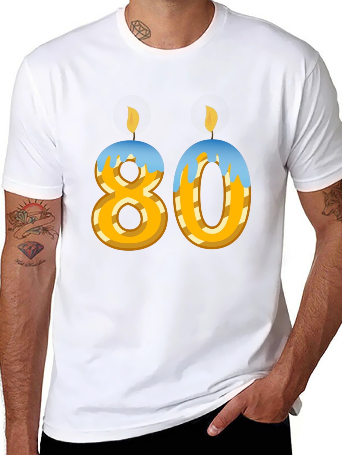 80th Birthday T-Shirt - Novelty Party Tee