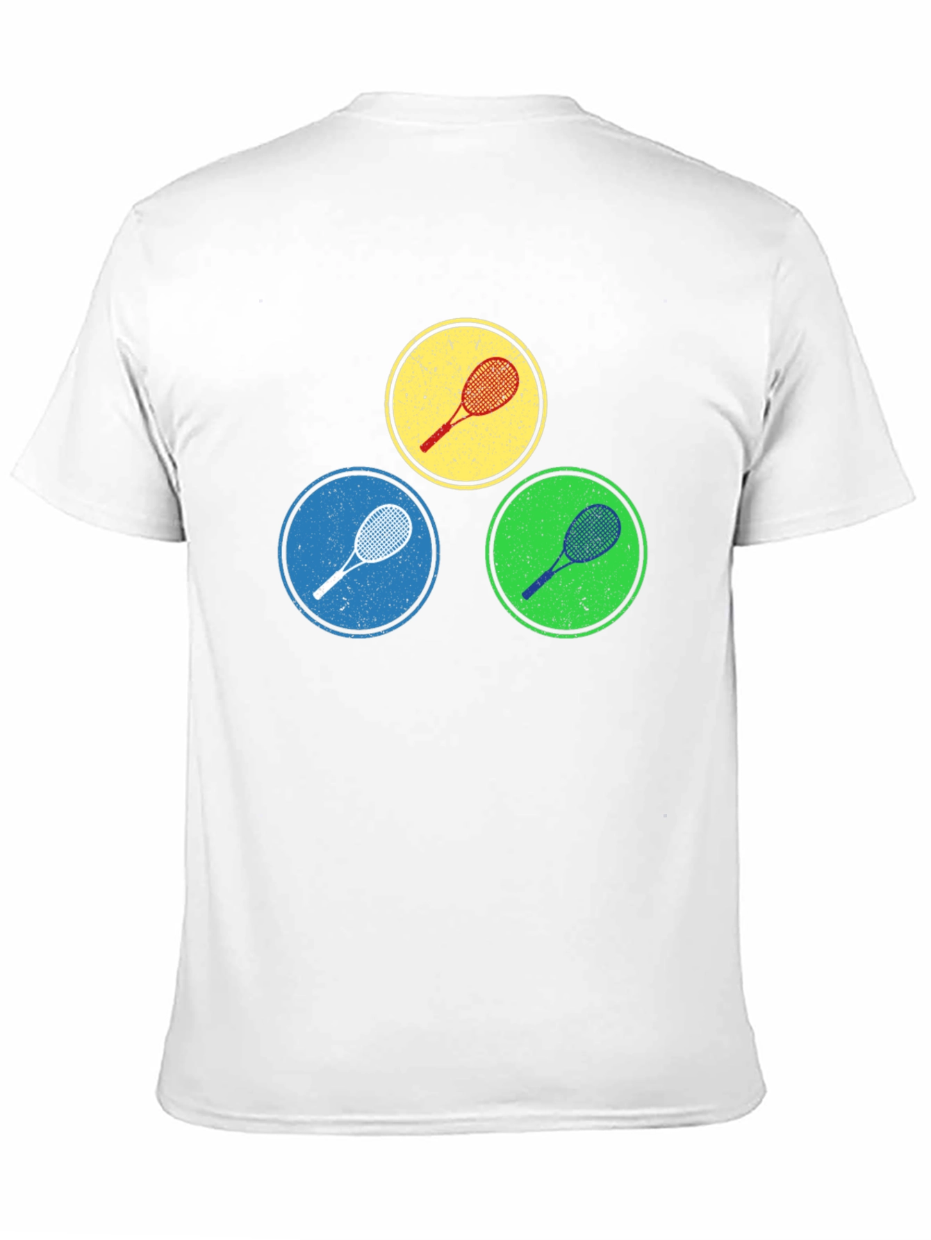 Tennis Racket Circles Graphic Tee
