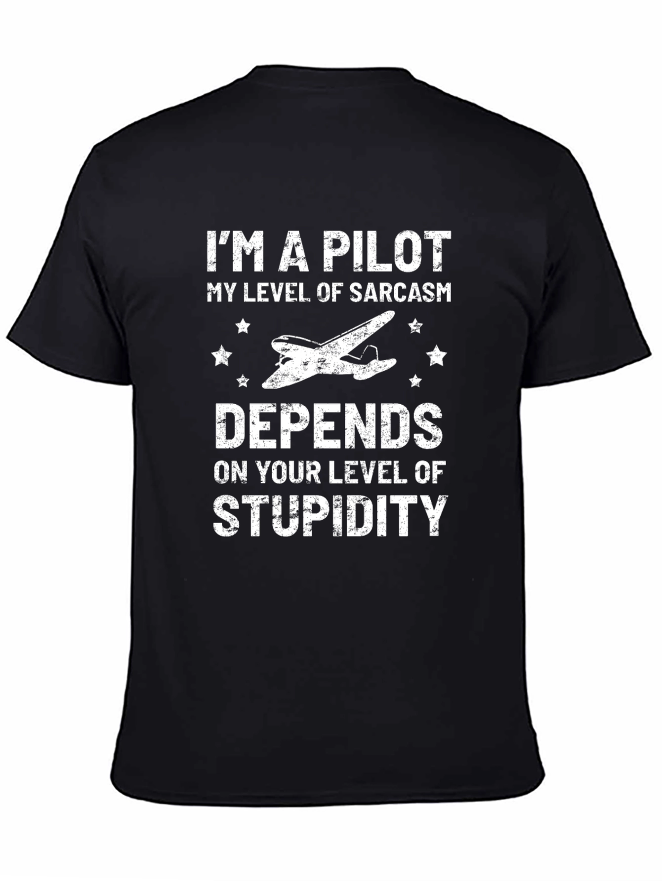 Pilot Sarcasm T-Shirt - Funny Airplane Tee
