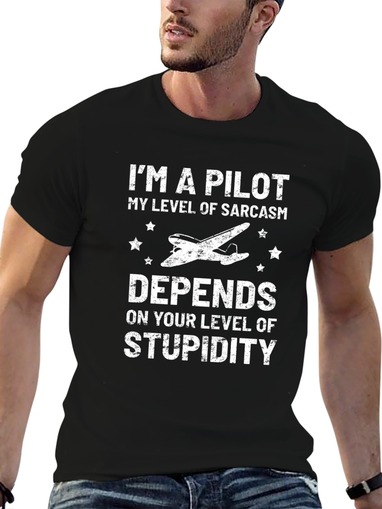 Pilot Sarcasm T-Shirt - Funny Airplane Tee