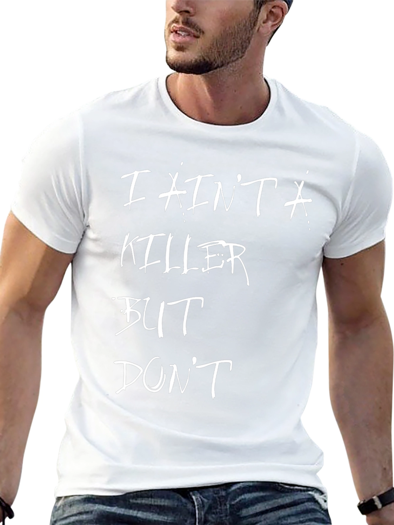 I Aint a Killer Graphic Tee - Black T-Shirt