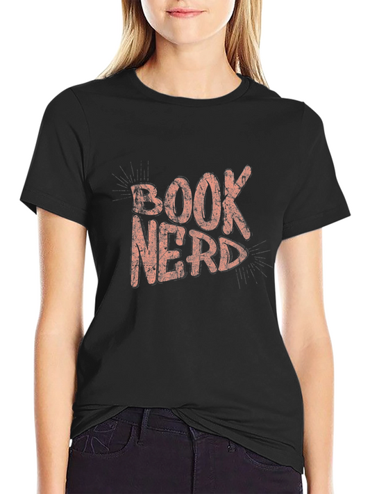 Book Nerd Black T-Shirt