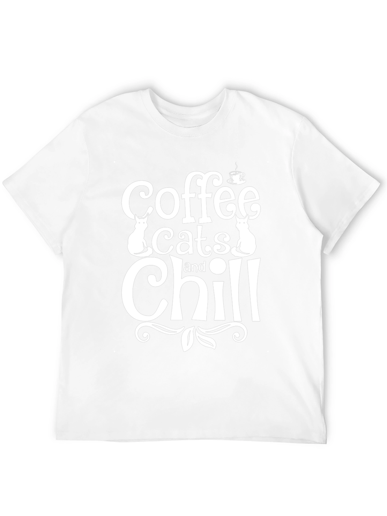 Coffee Cats and Chill T-Shirt - Unisex