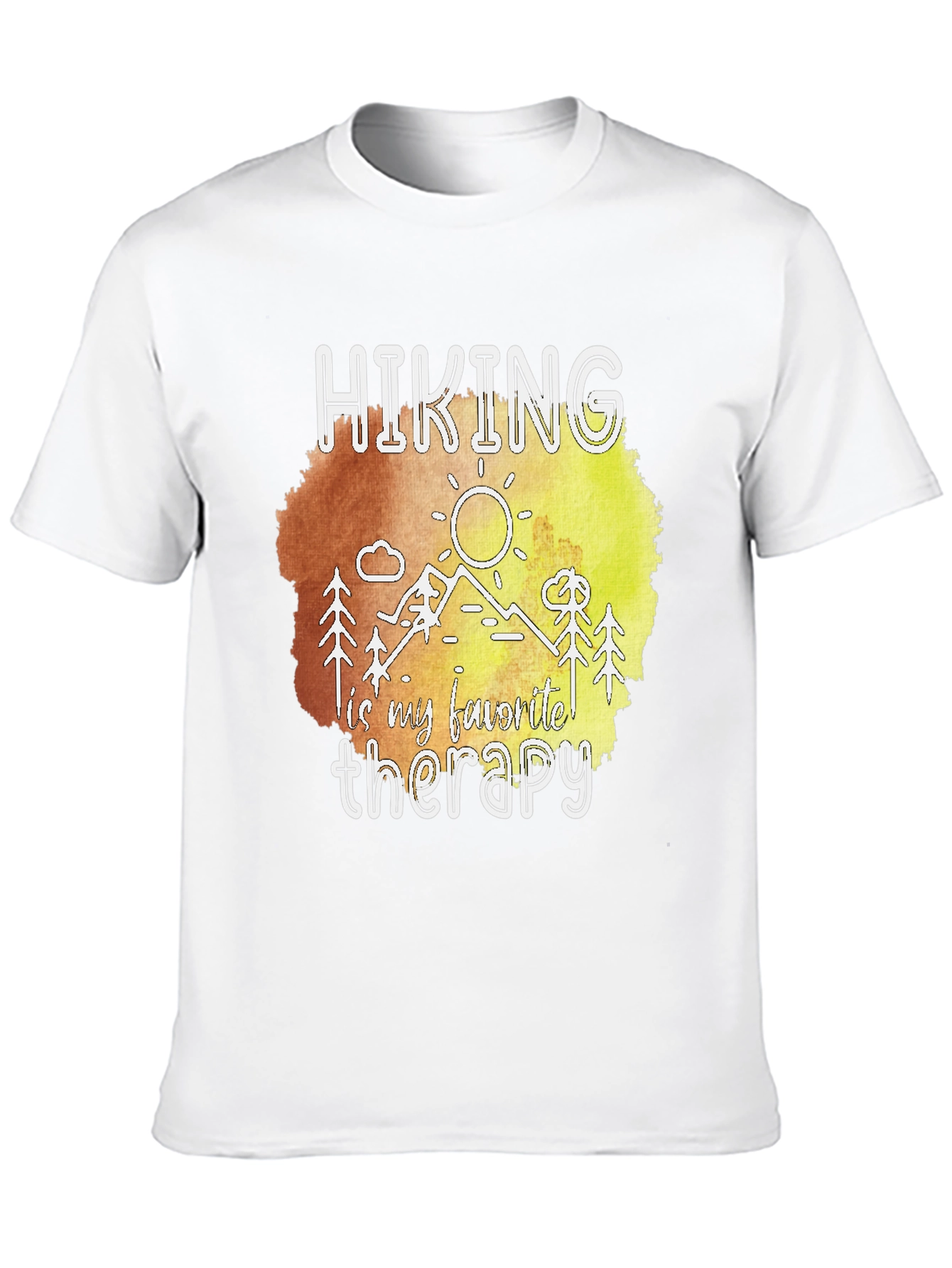 Hiking is My Favorite Therapy T-Shirt