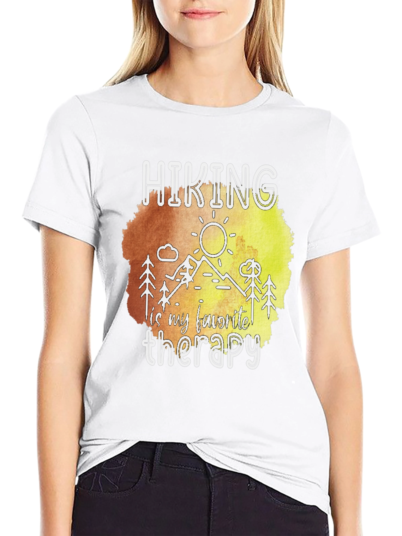 Hiking is My Favorite Therapy T-Shirt