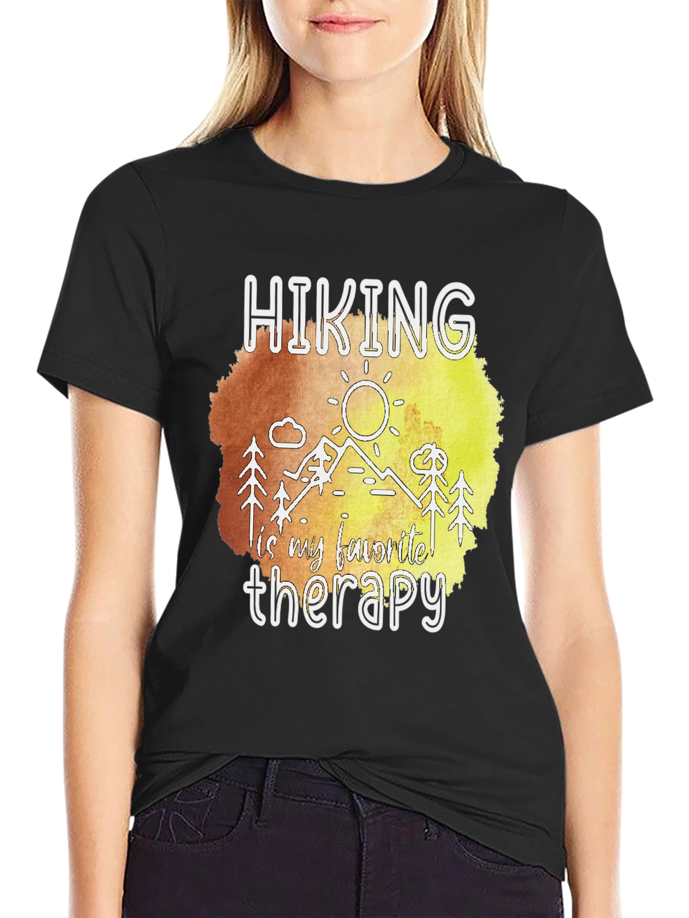 Hiking is My Favorite Therapy T-Shirt