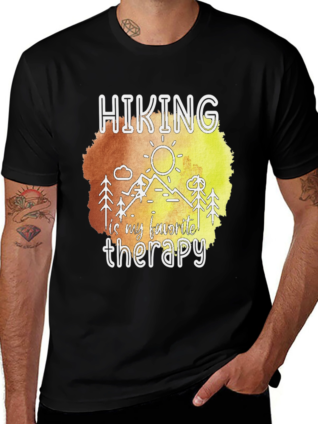 Hiking is My Favorite Therapy T-Shirt