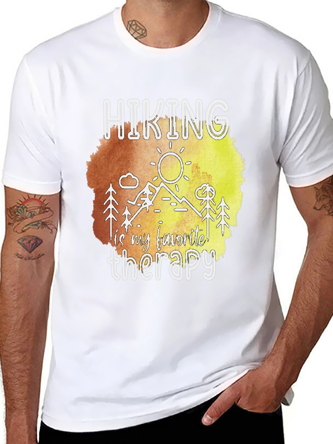 Hiking is My Favorite Therapy T-Shirt