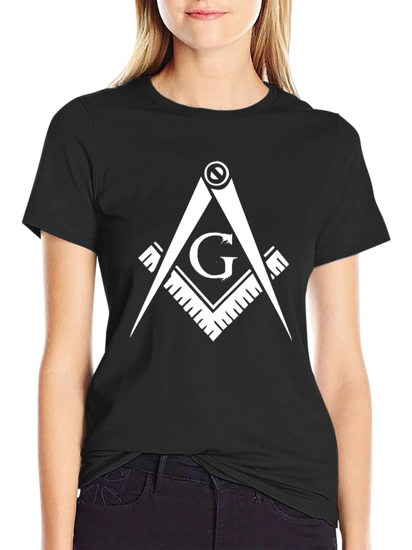 Masonic Square & Compass G Symbol T-Shirt