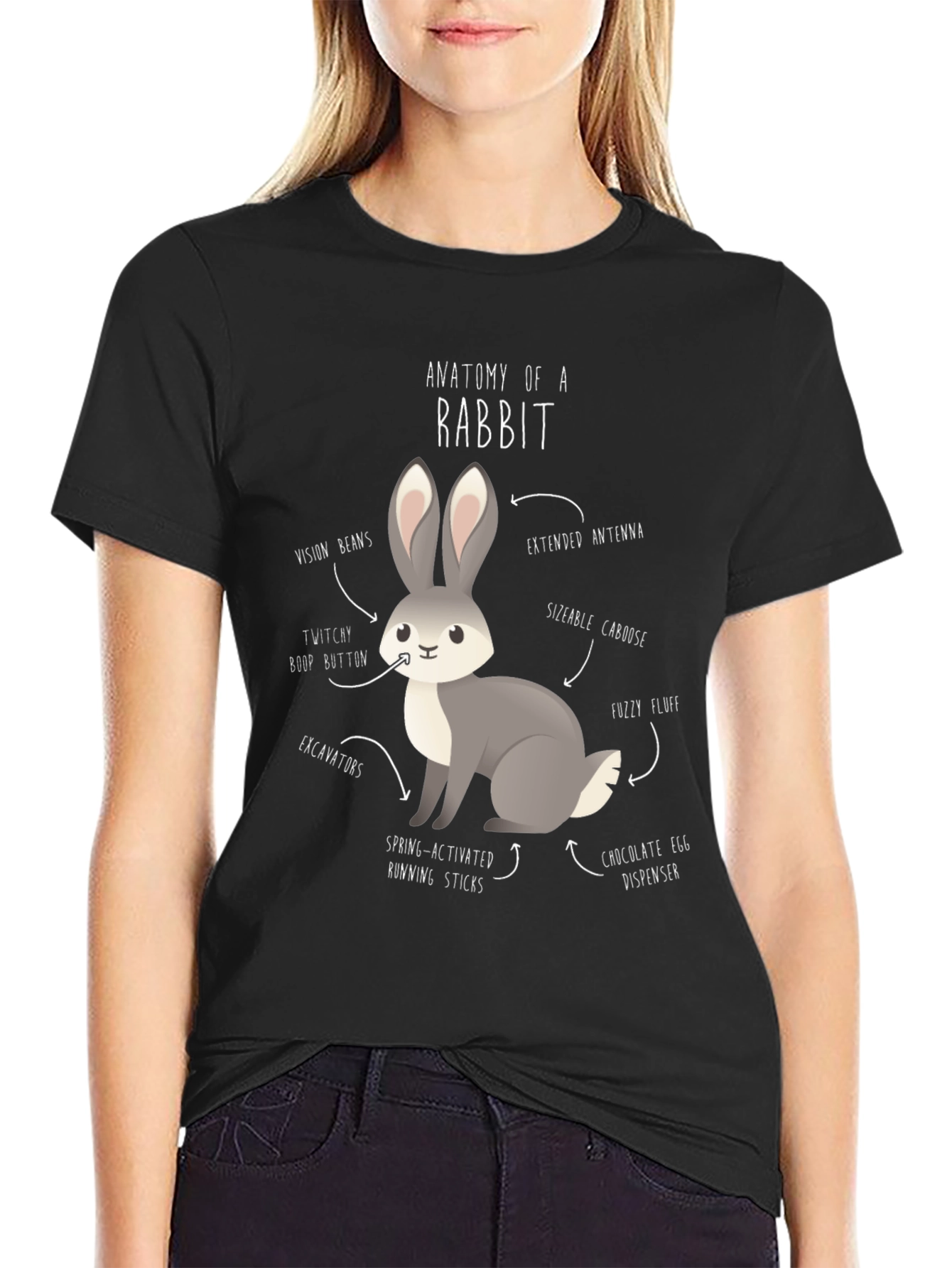 Anatomy of a Rabbit Graphic T-Shirt