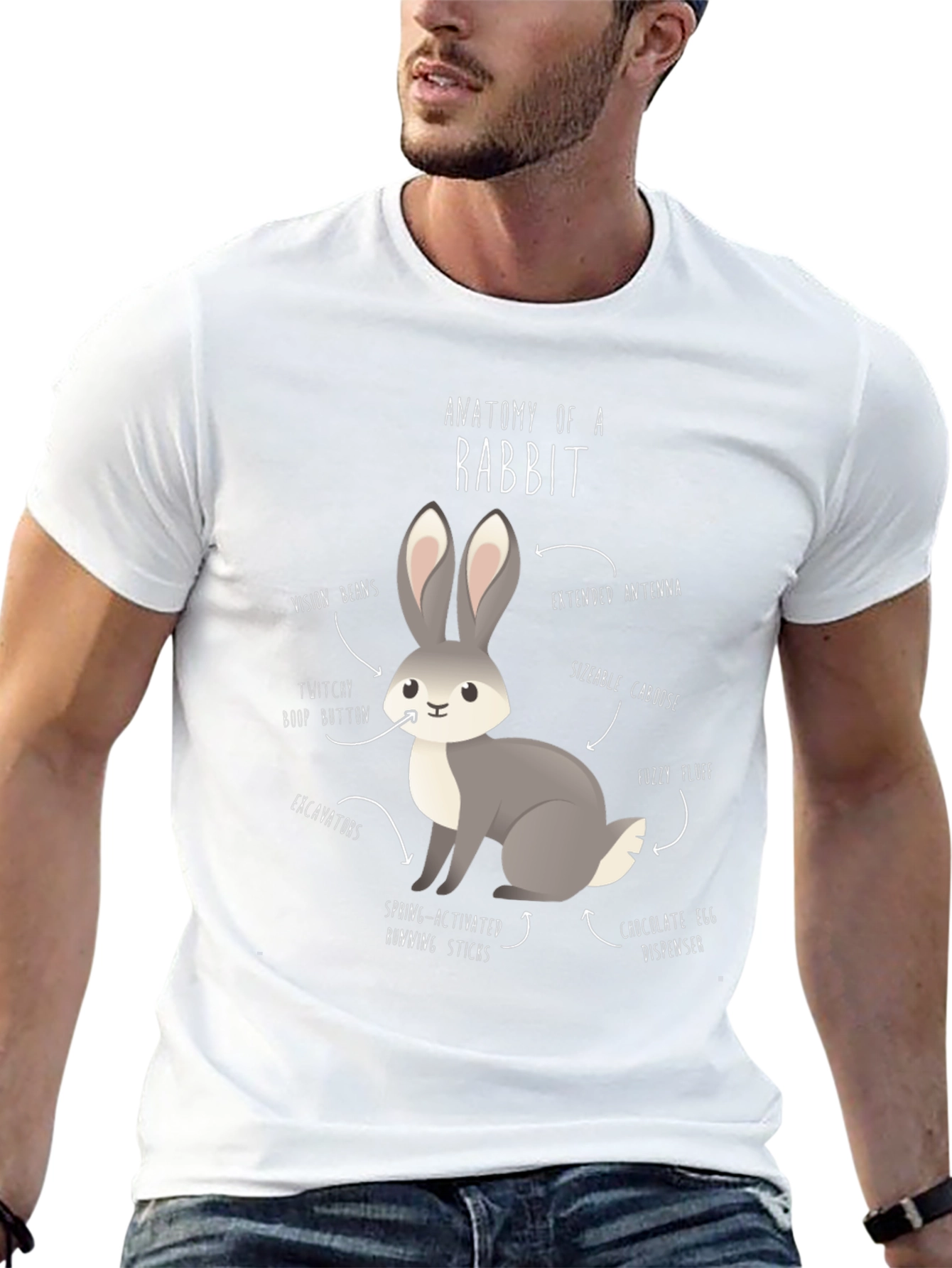 Anatomy of a Rabbit Graphic T-Shirt