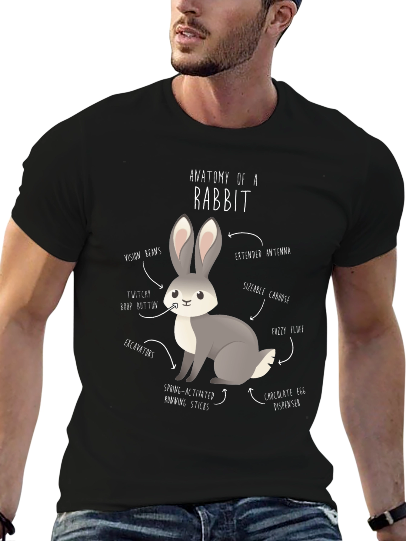 Anatomy of a Rabbit Graphic T-Shirt