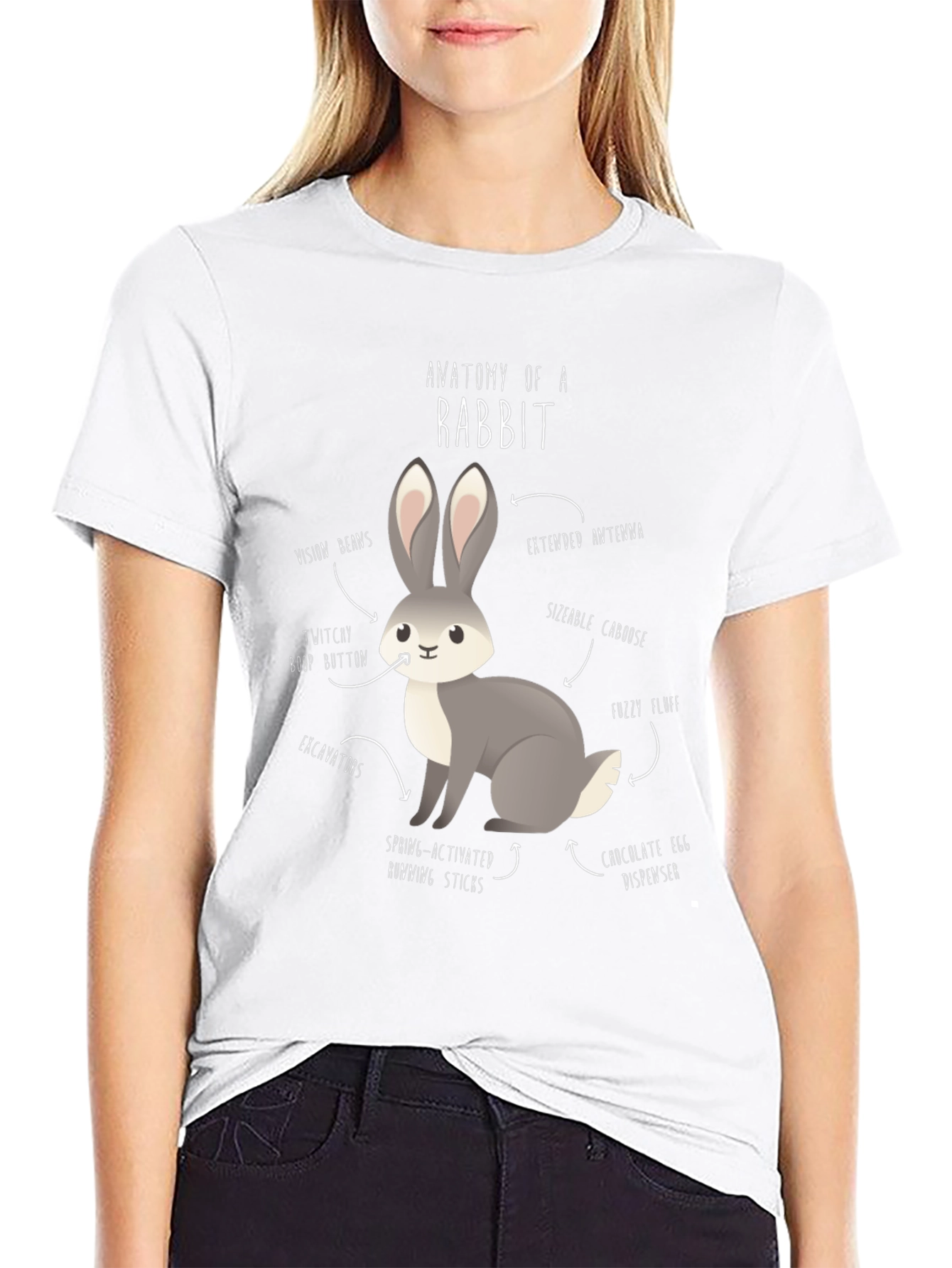 Anatomy of a Rabbit Graphic T-Shirt