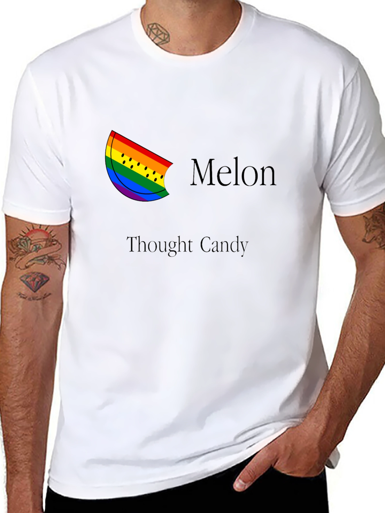 LGBT Pride Melon Thought Candy T-Shirt