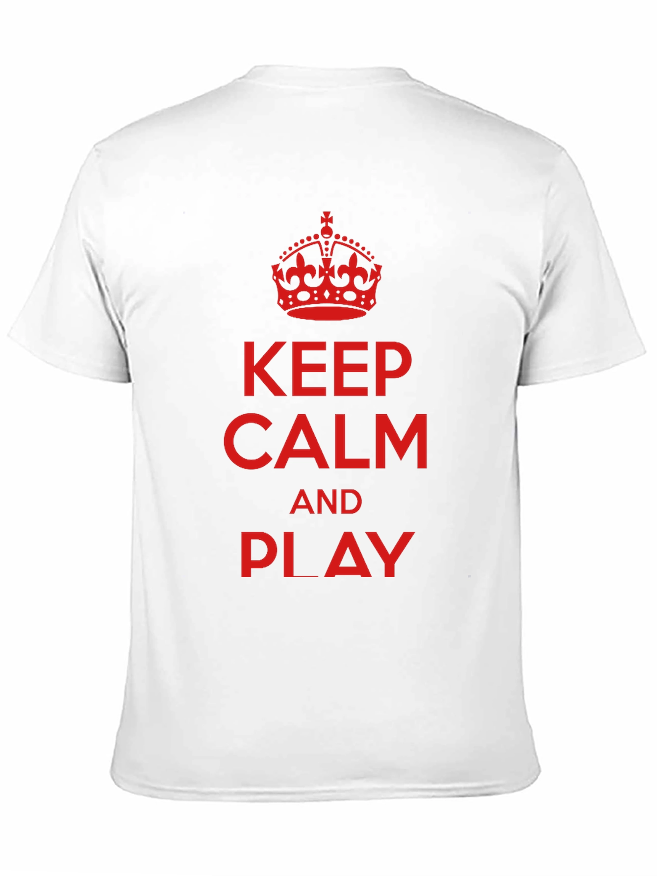 Keep Calm And Play T-Shirt - Black