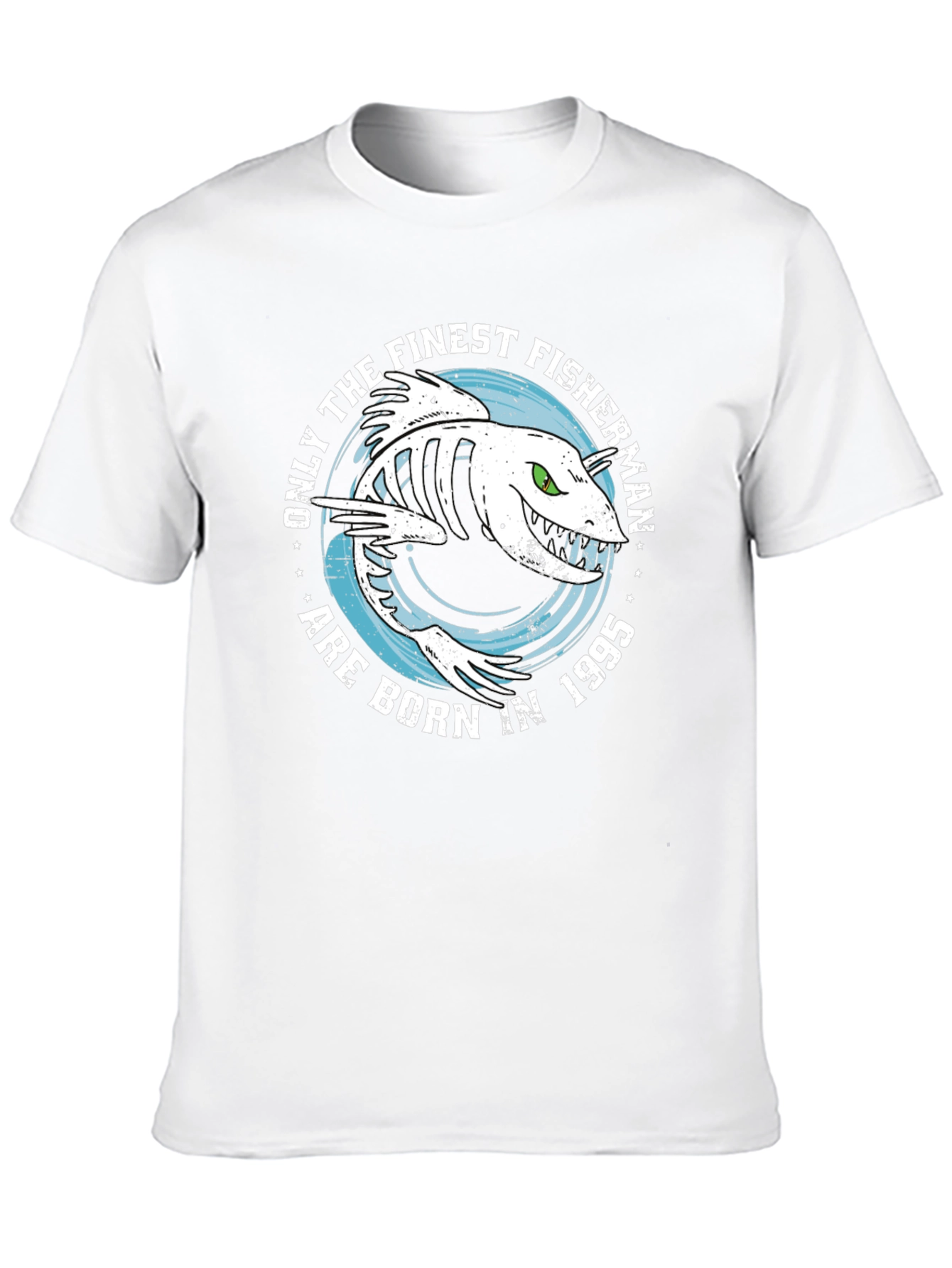 Finest Fisherman 1995 Black Graphic Tee