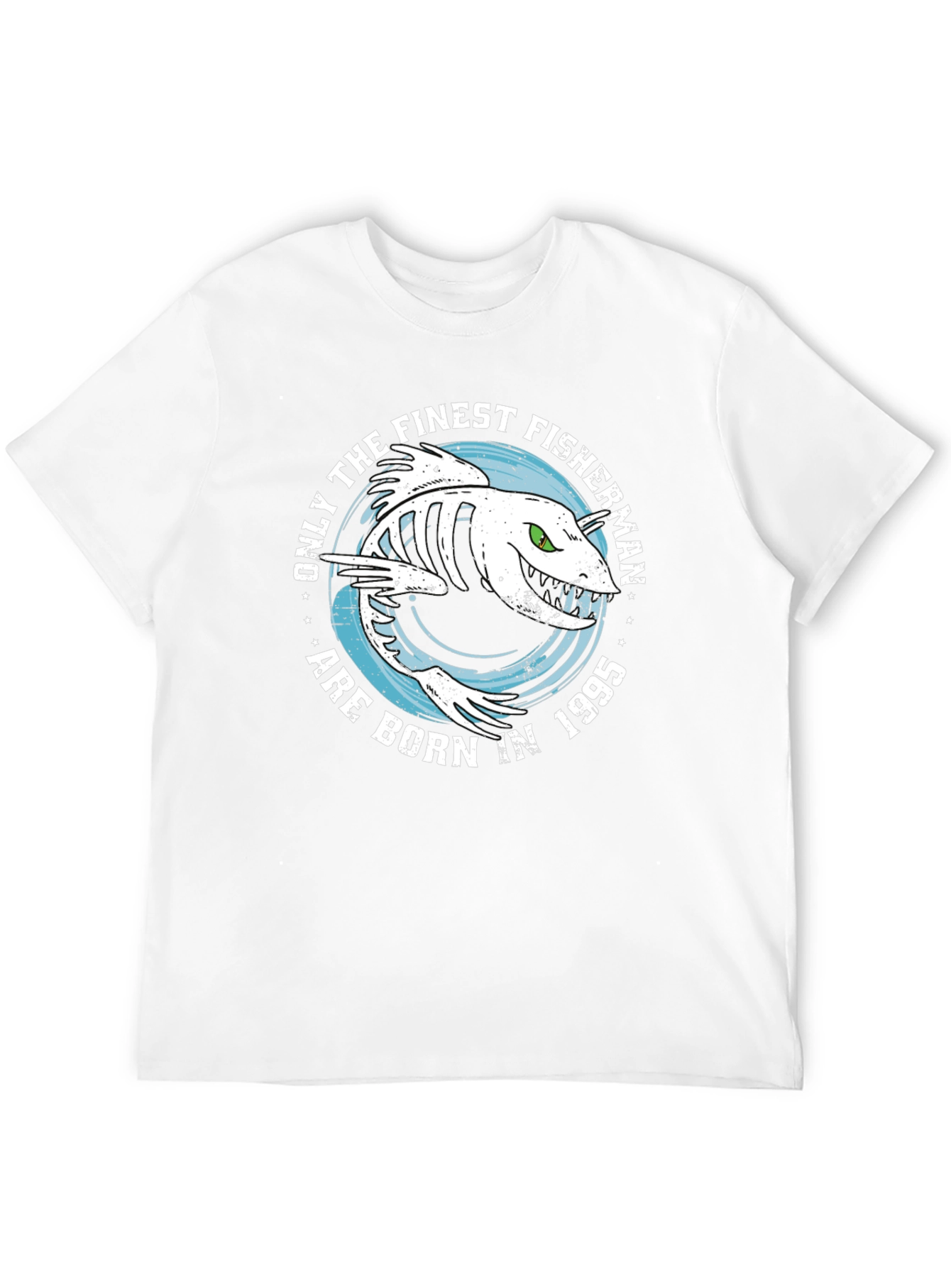 Finest Fisherman 1995 Black Graphic Tee