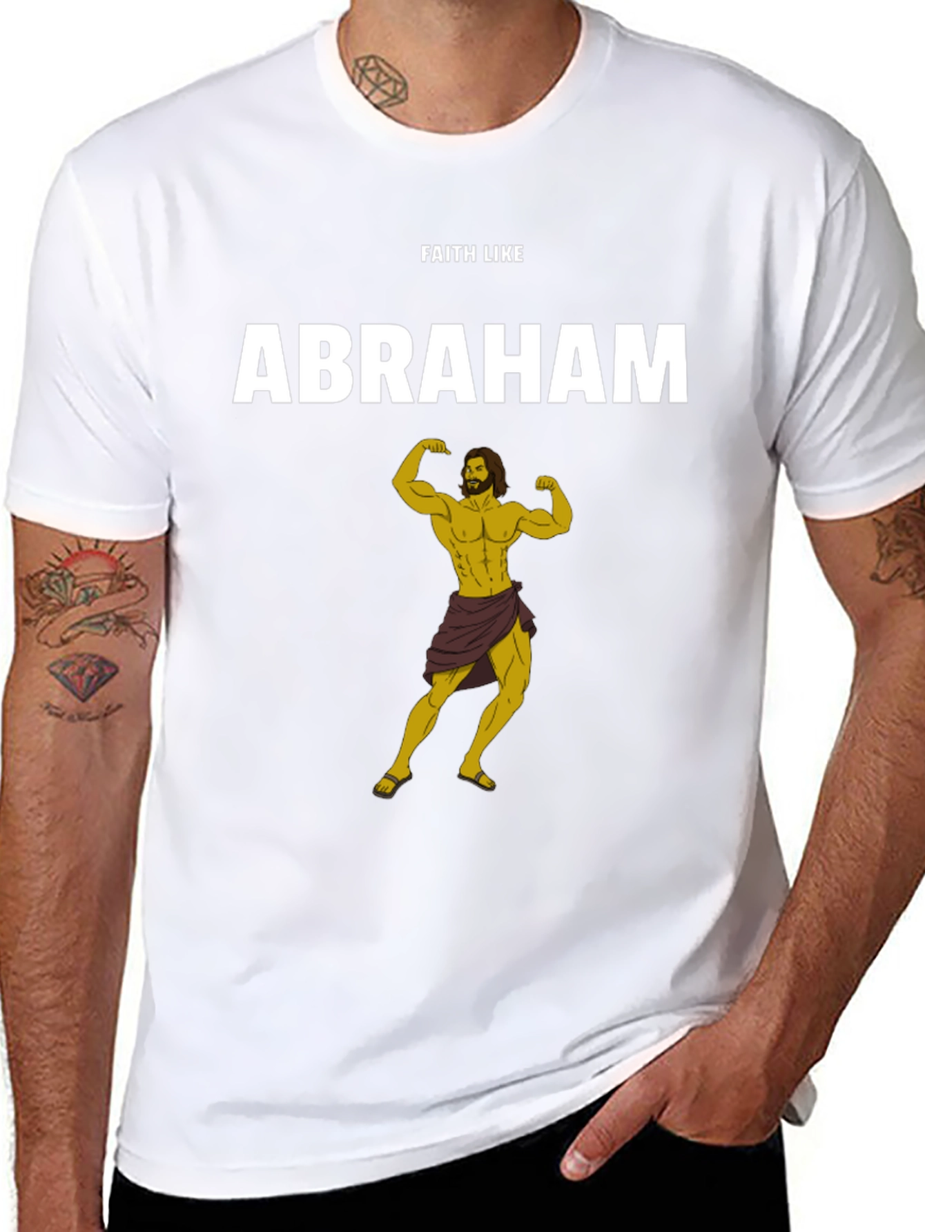 Faith Like Abraham T-Shirt - Strong Christian Apparel