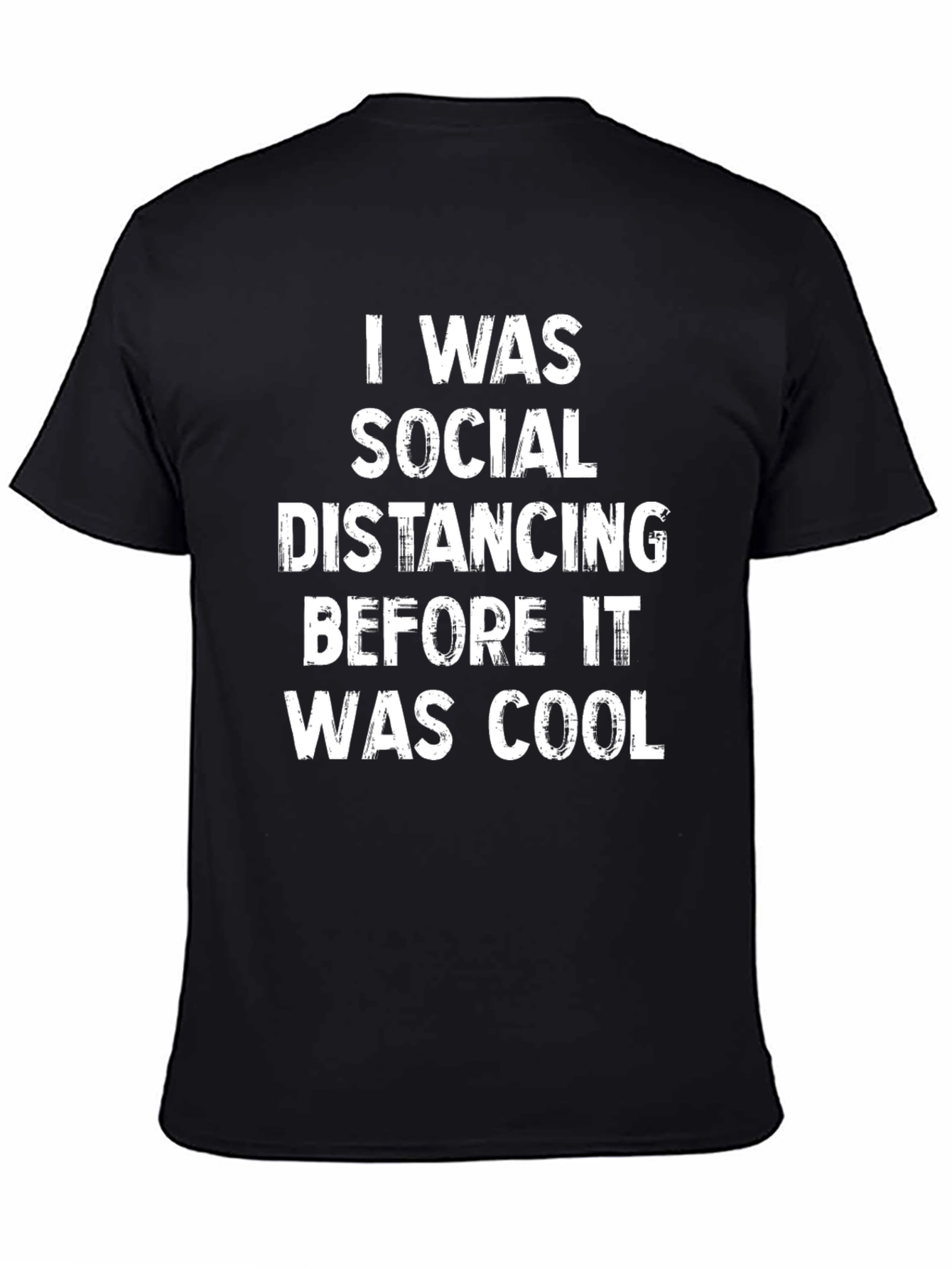 Social Distancing Funny Graphic T-Shirt
