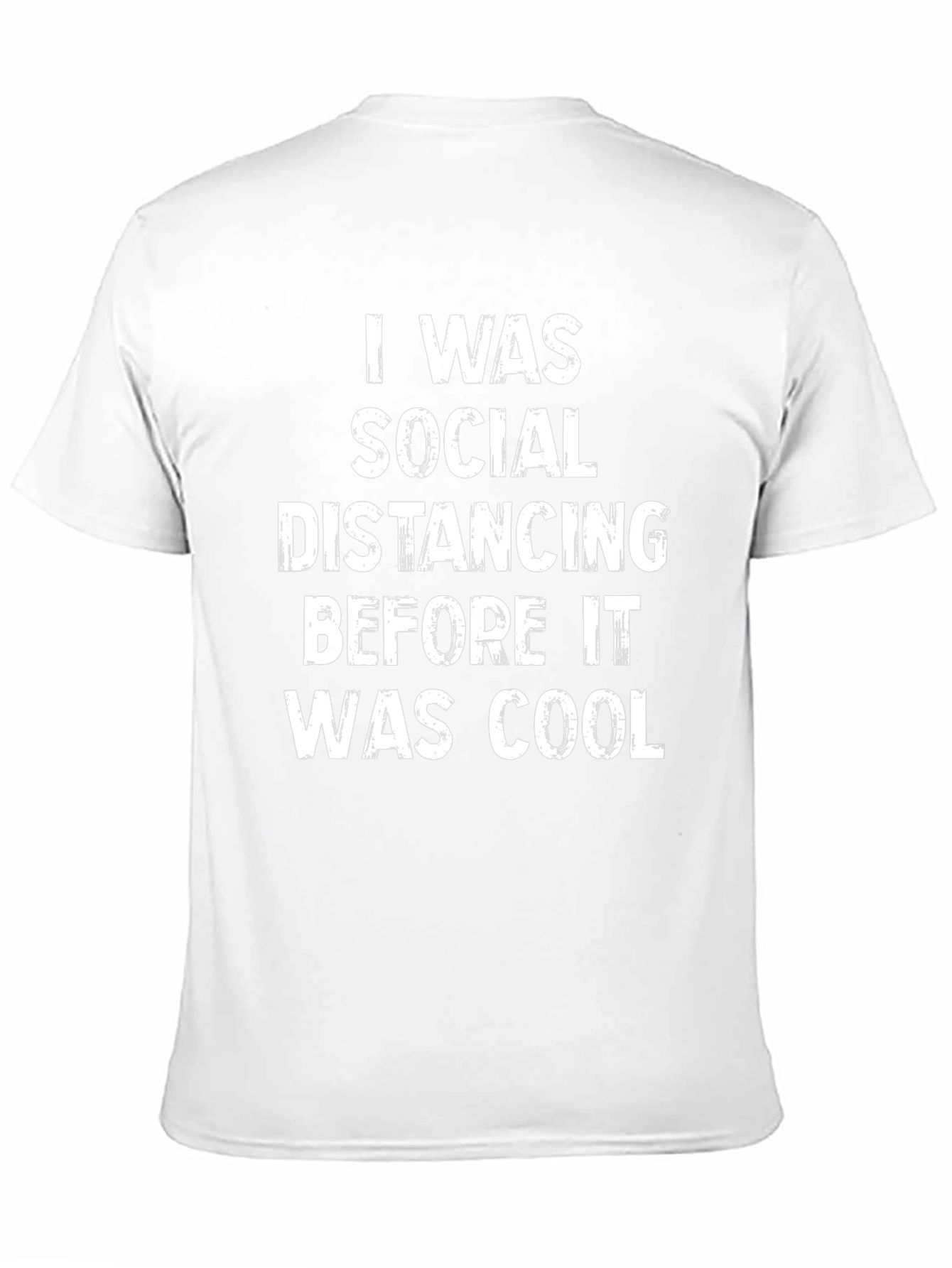 Social Distancing Funny Graphic T-Shirt