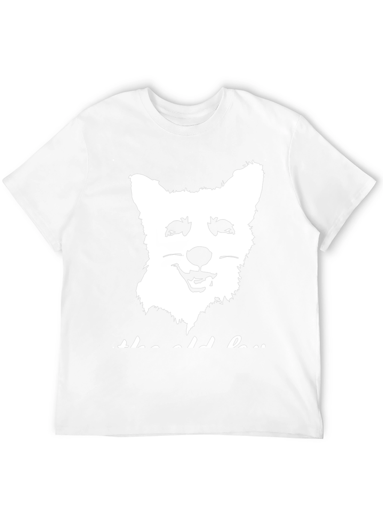 Corgi Dog Graphic Print Black T-Shirt