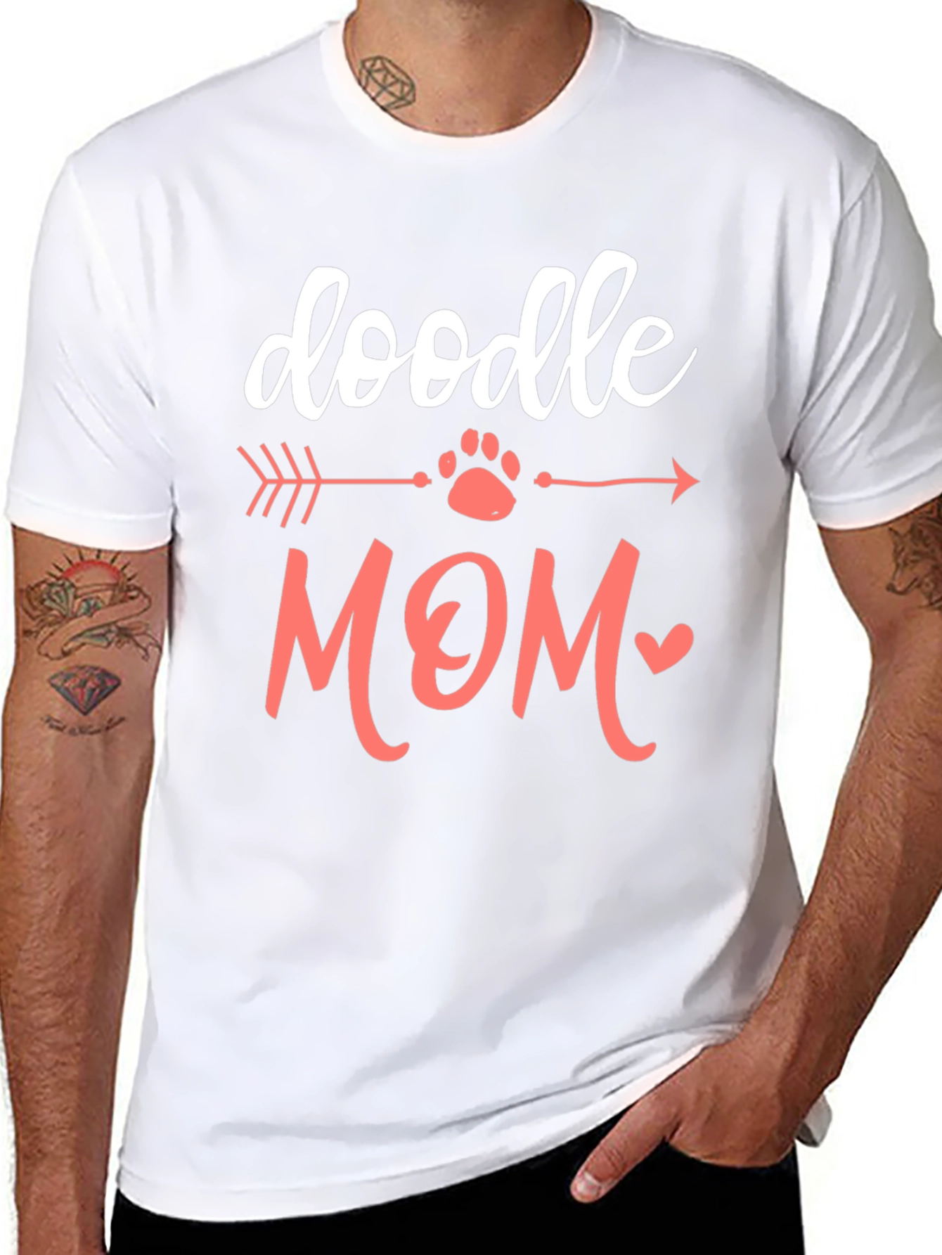 Doodle Mom Graphic T-Shirt - Cute Dog Lover Tee