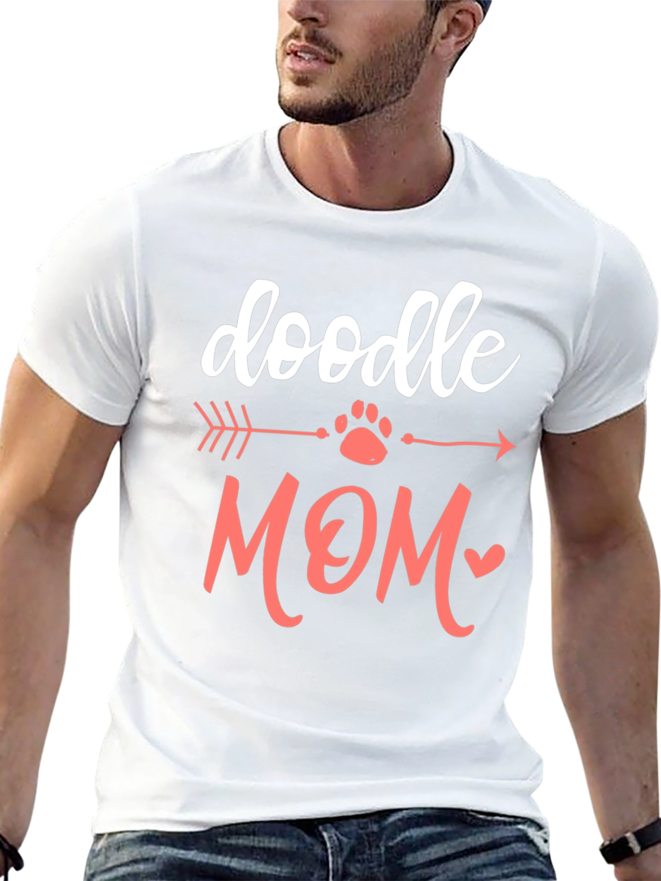 Doodle Mom Graphic T-Shirt - Cute Dog Lover Tee