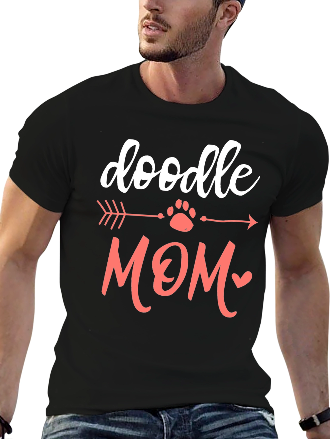 Doodle Mom Graphic T-Shirt - Cute Dog Lover Tee