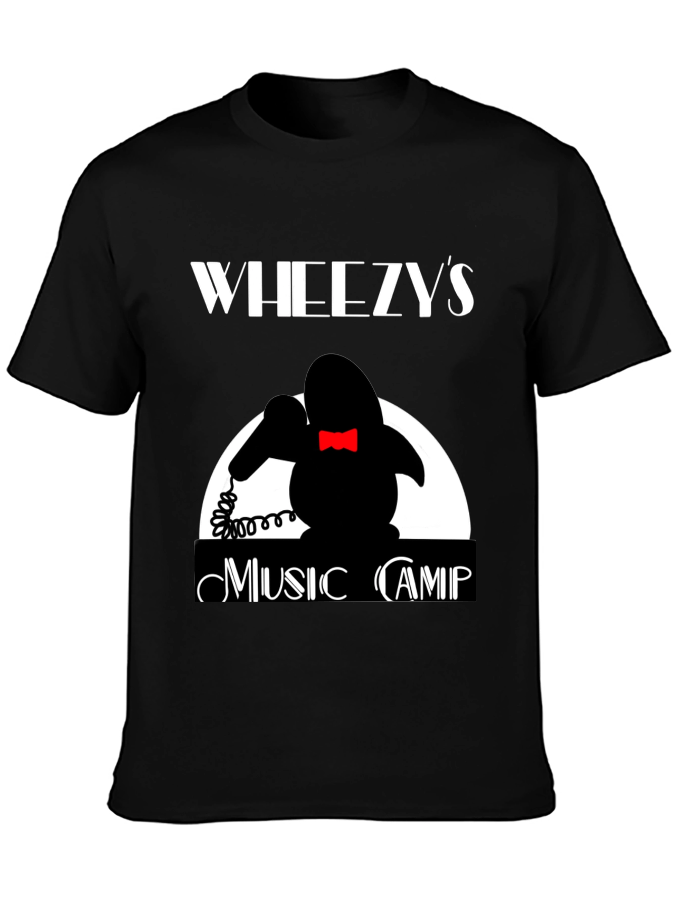 Wheezys Music Camp T-Shirt - Retro Design