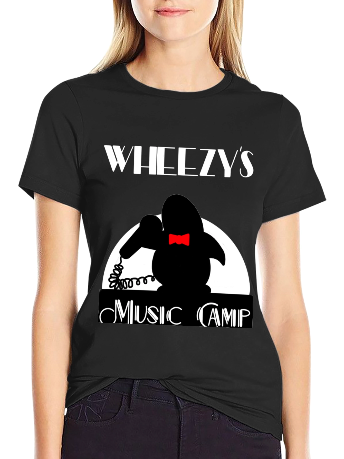 Wheezys Music Camp T-Shirt - Retro Design